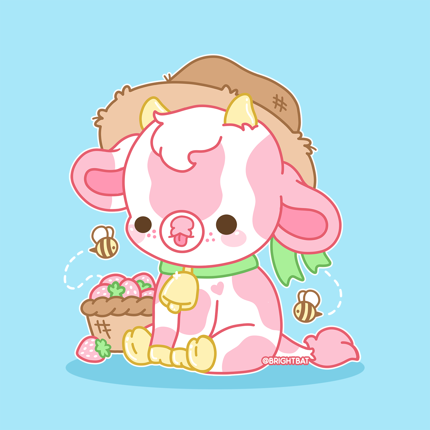 Shortcake the Strawberry Cow