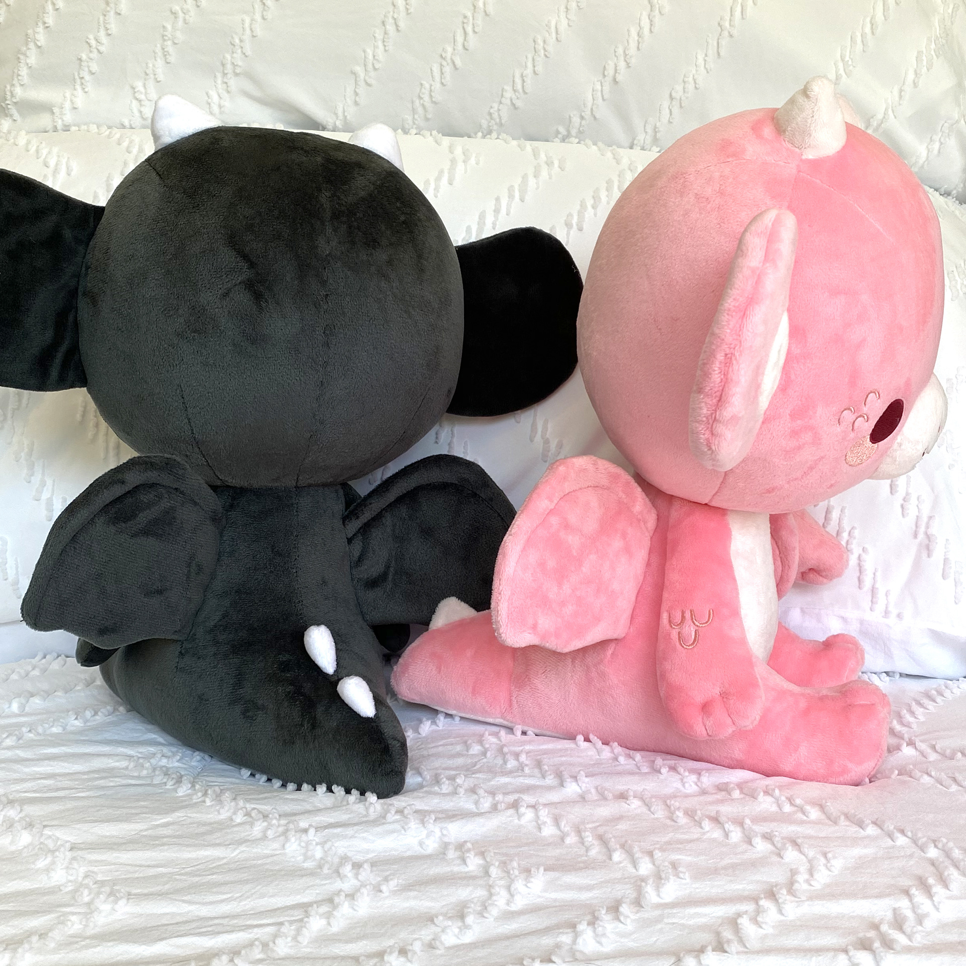 Ink and Blush Dragon Plush