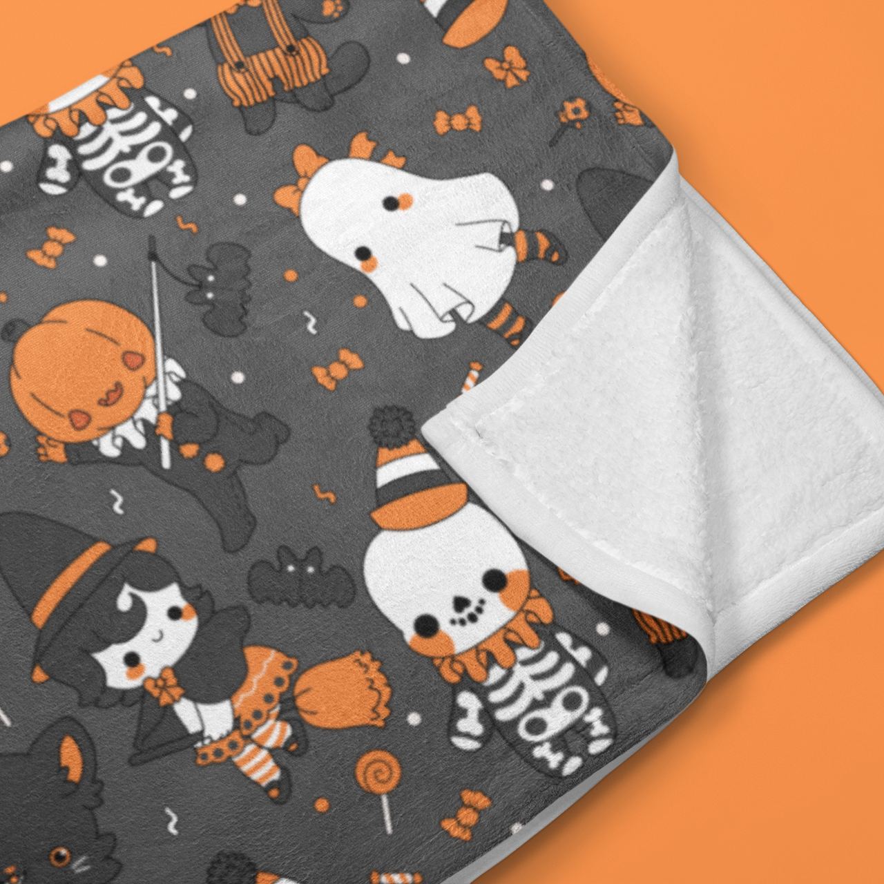 Vintage Halloween Blanket