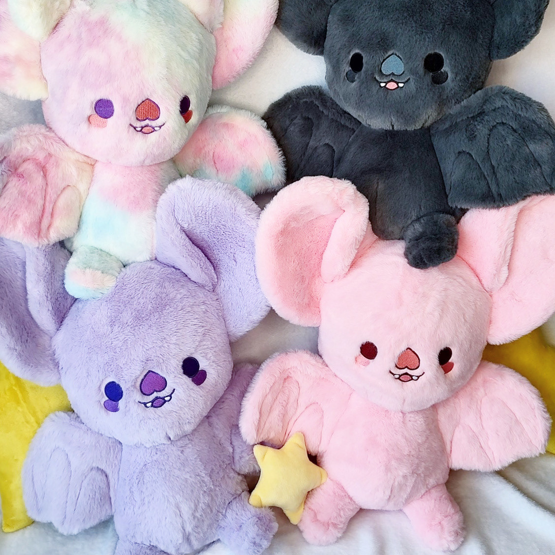 Bright Bat Mascot Plush