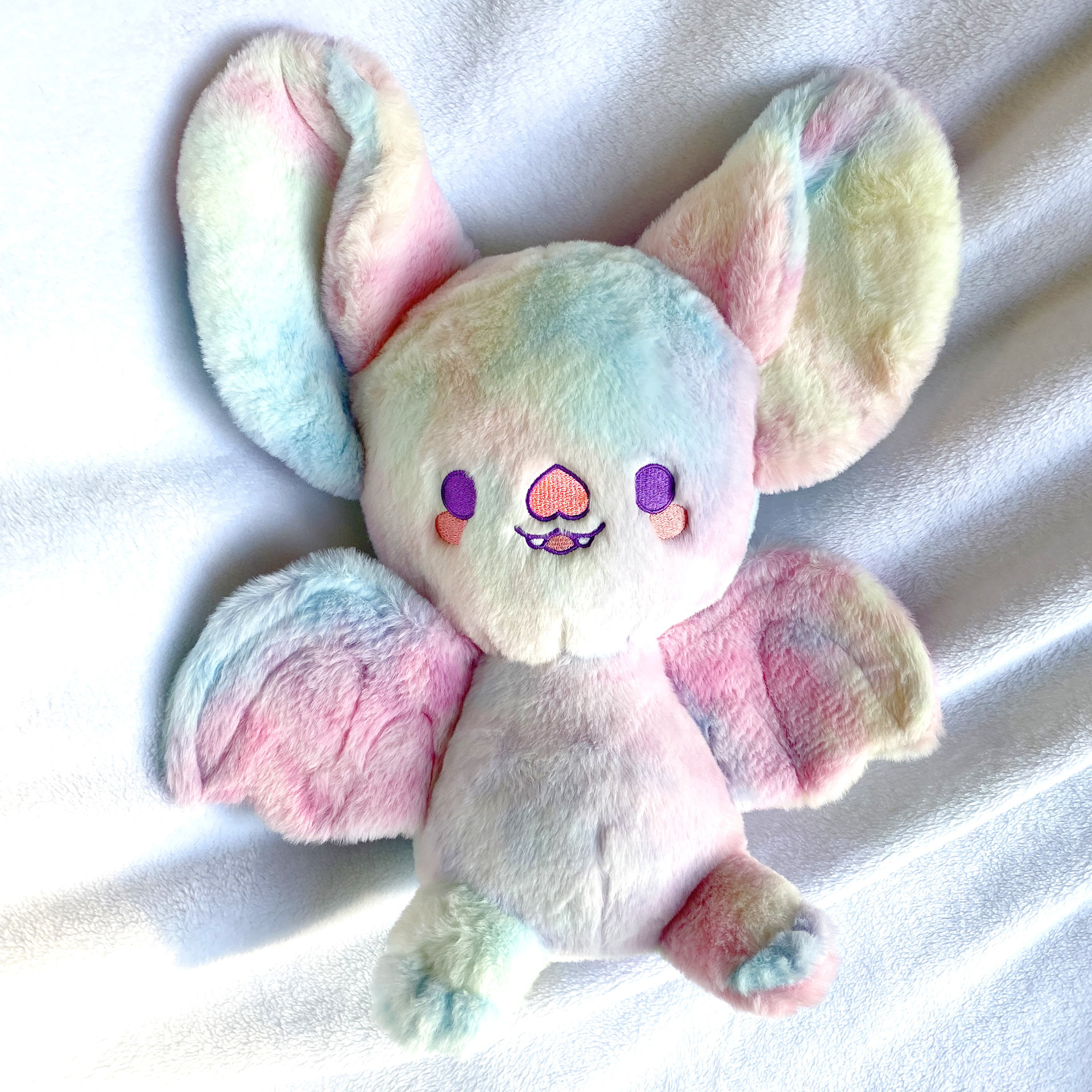 Rainbow Bright Bat Mascot Plush