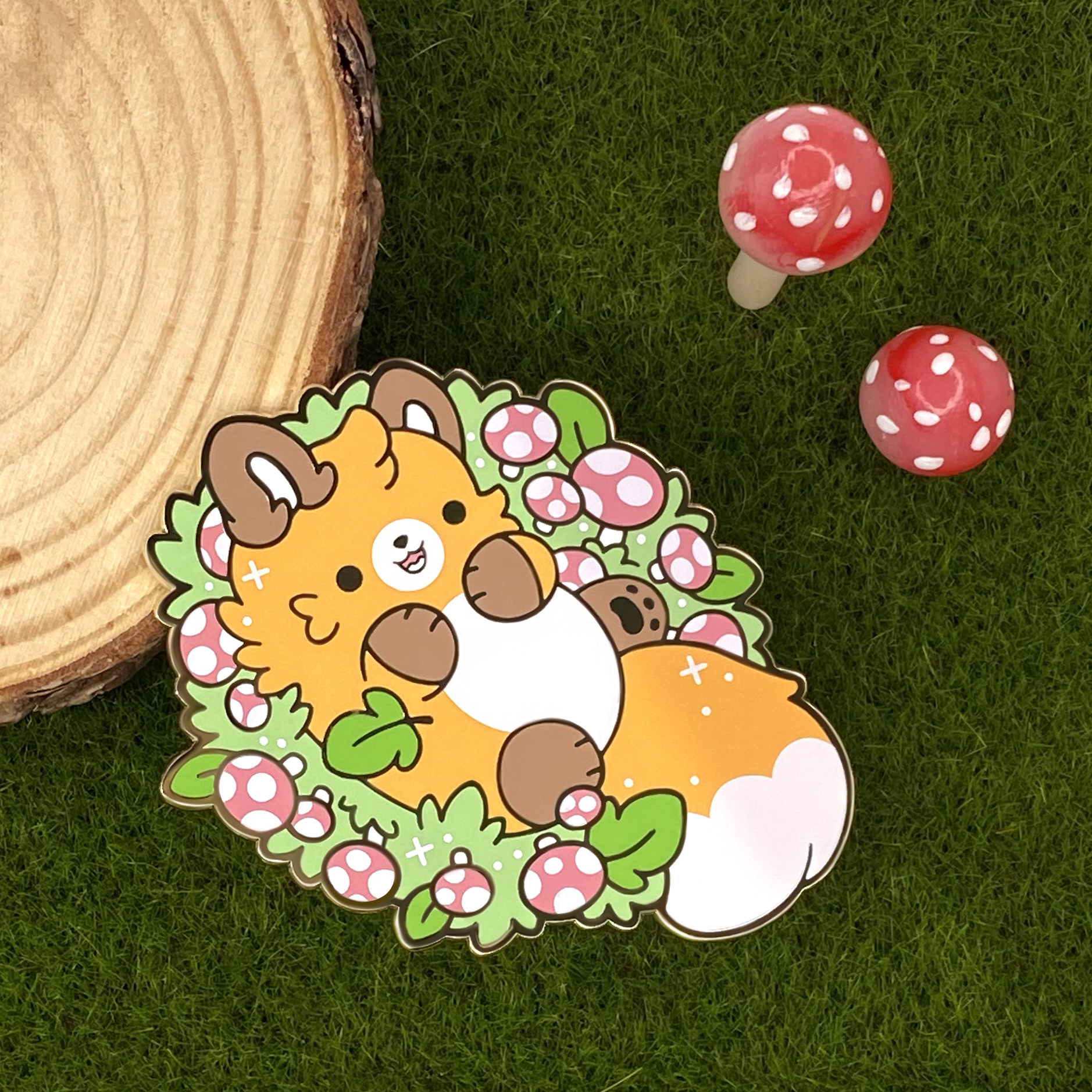 Fairy Ring Fox Pin
