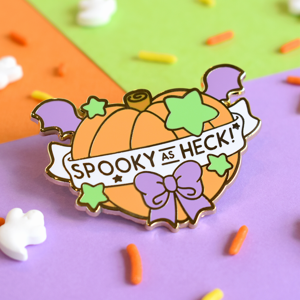 Spooky as Heck Pin