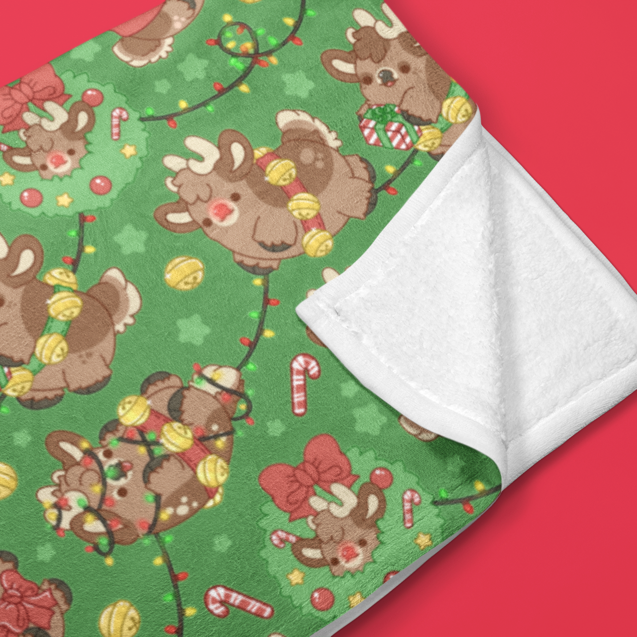 Reindeer Nuggets Blanket