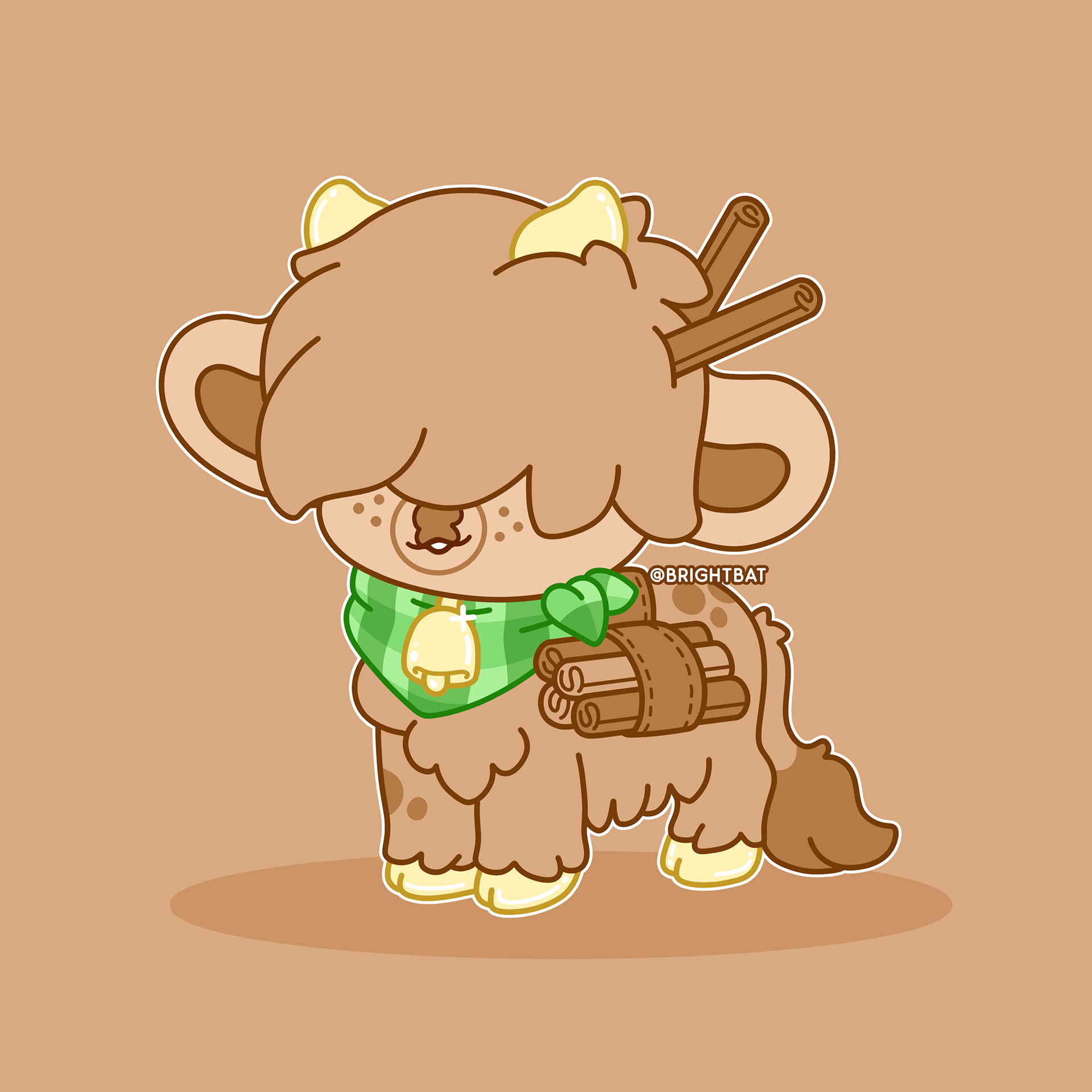 Churro the Cinnamon Cow