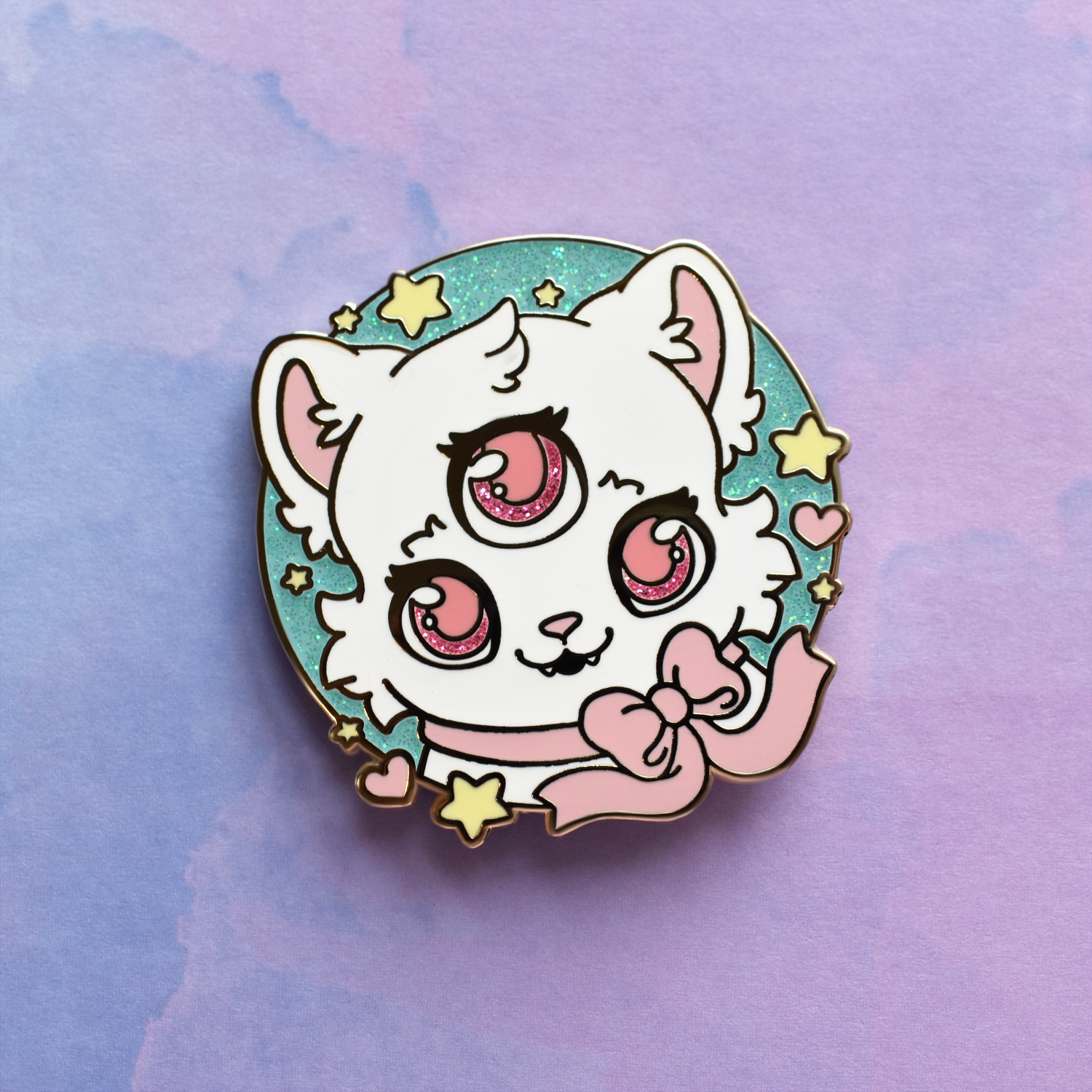 3 Eyed Cat Pin