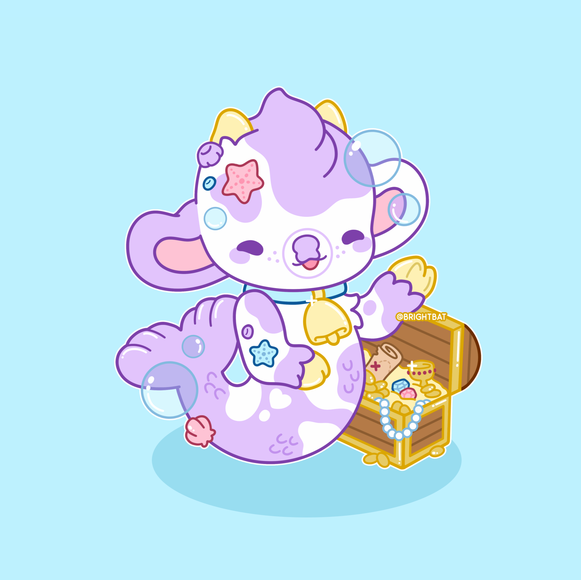 Pearl the Mermaid Cow