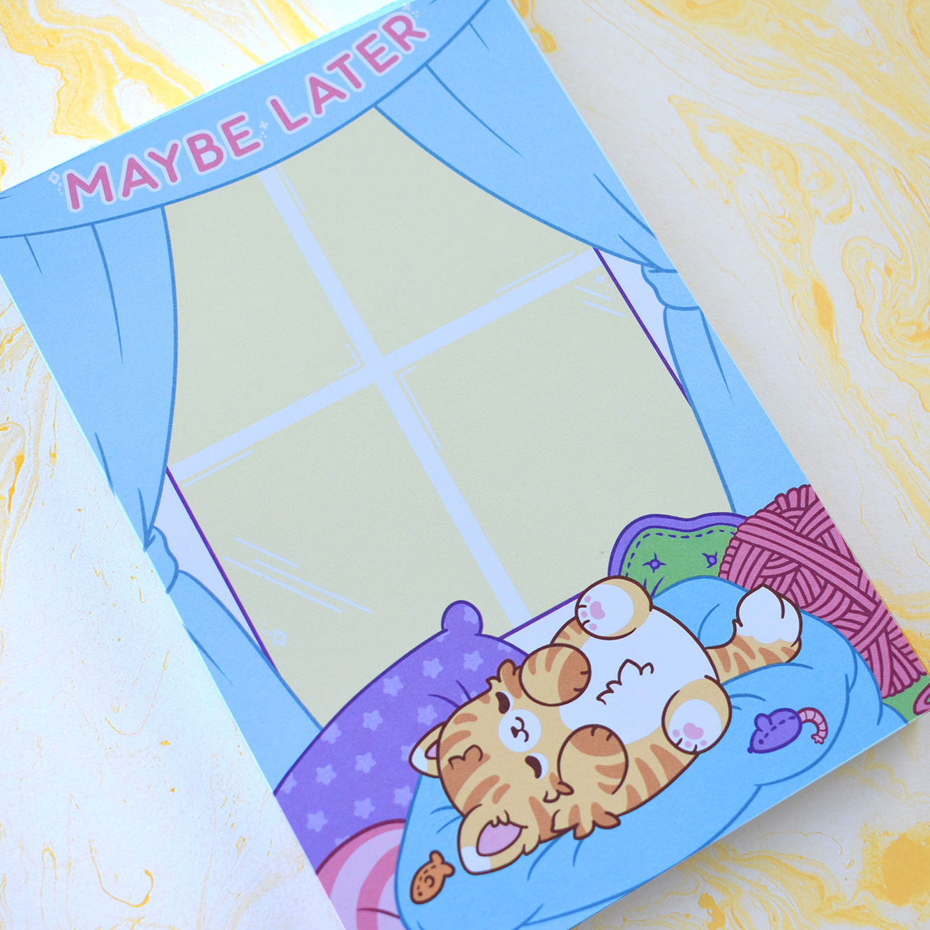 Maybe Later Cat Notepad