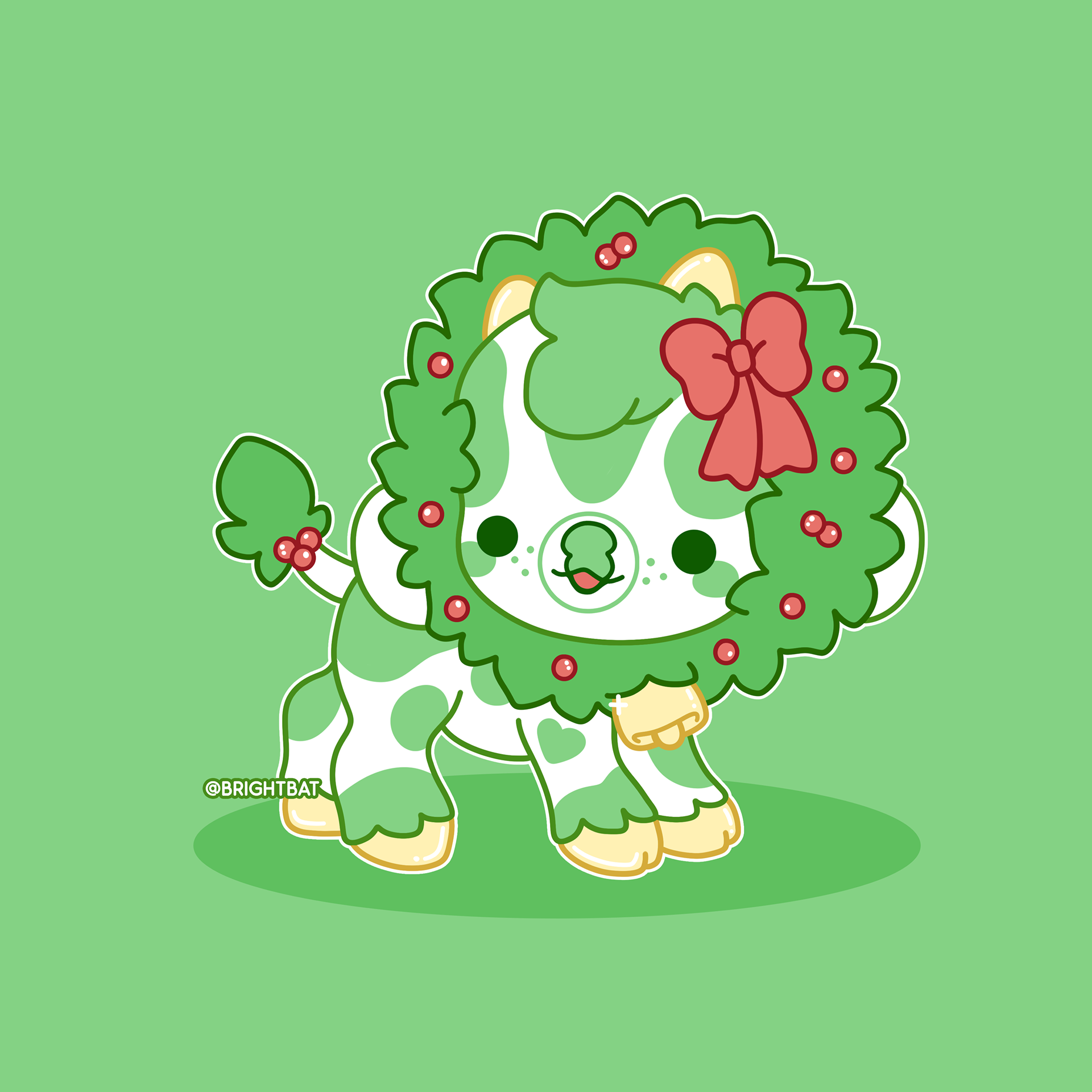 Holly the Evergreen Cow