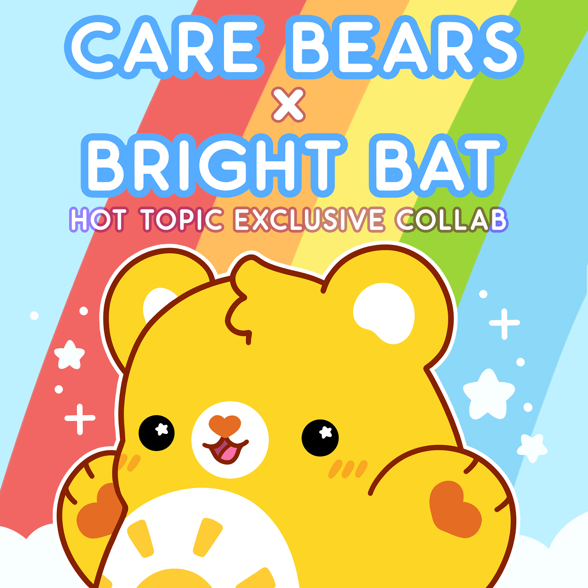 Hot Topic Exclusive - Care Bears and Bright Bat Collab
