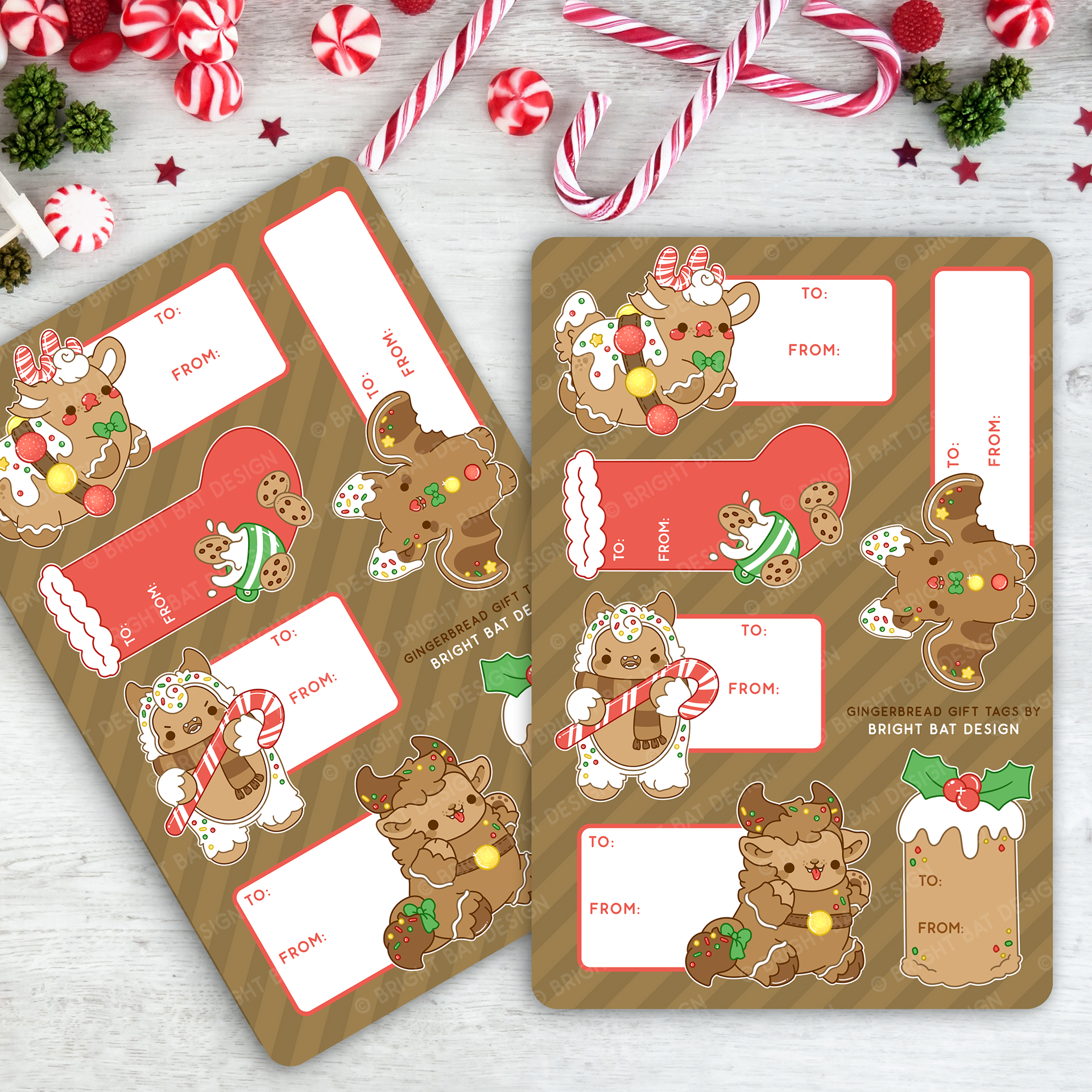 Gingerbread Gift Tags