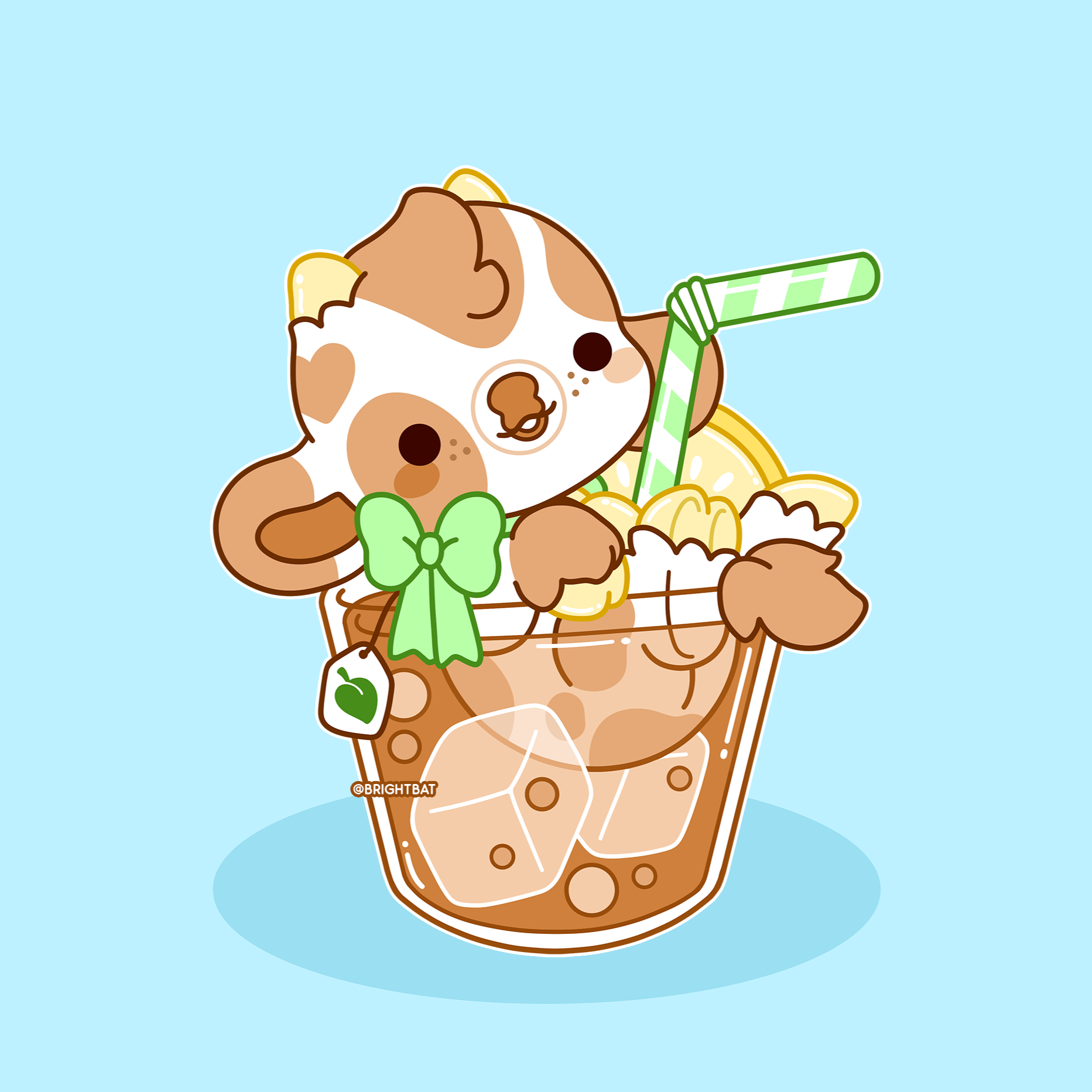 Earl Grey the Iced Tea Cow