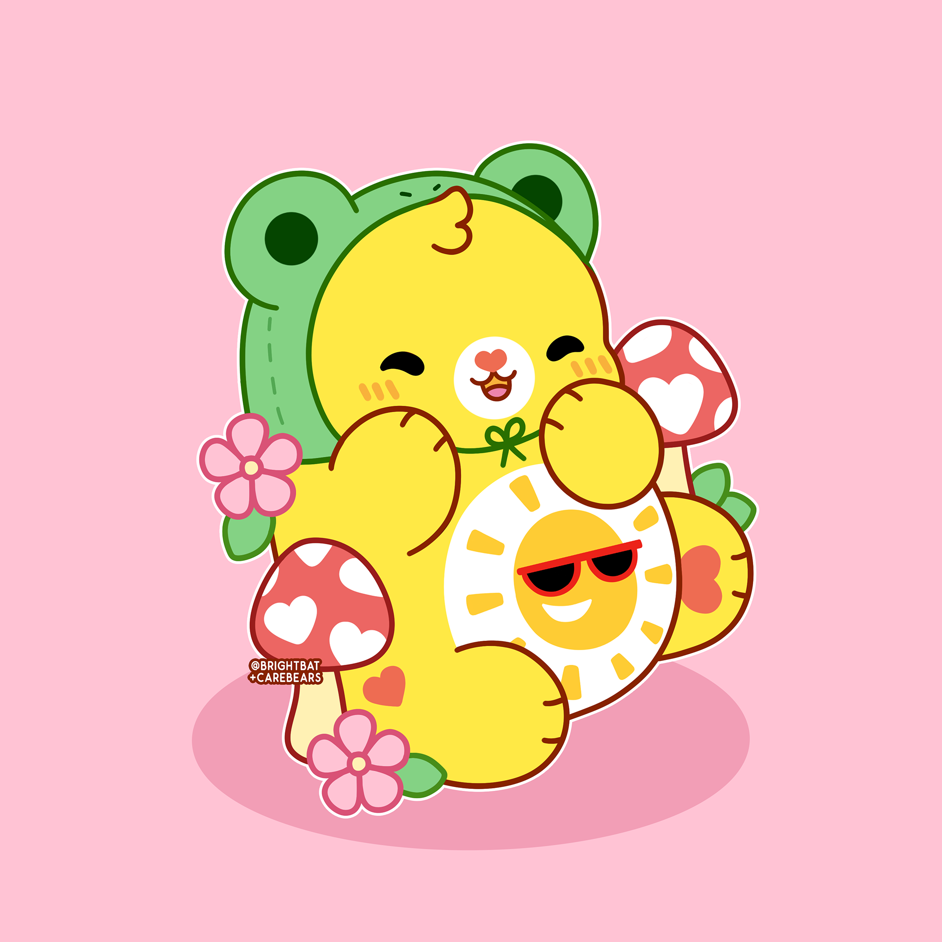 Hot Topic Exclusive - Care Bears and Bright Bat Collab