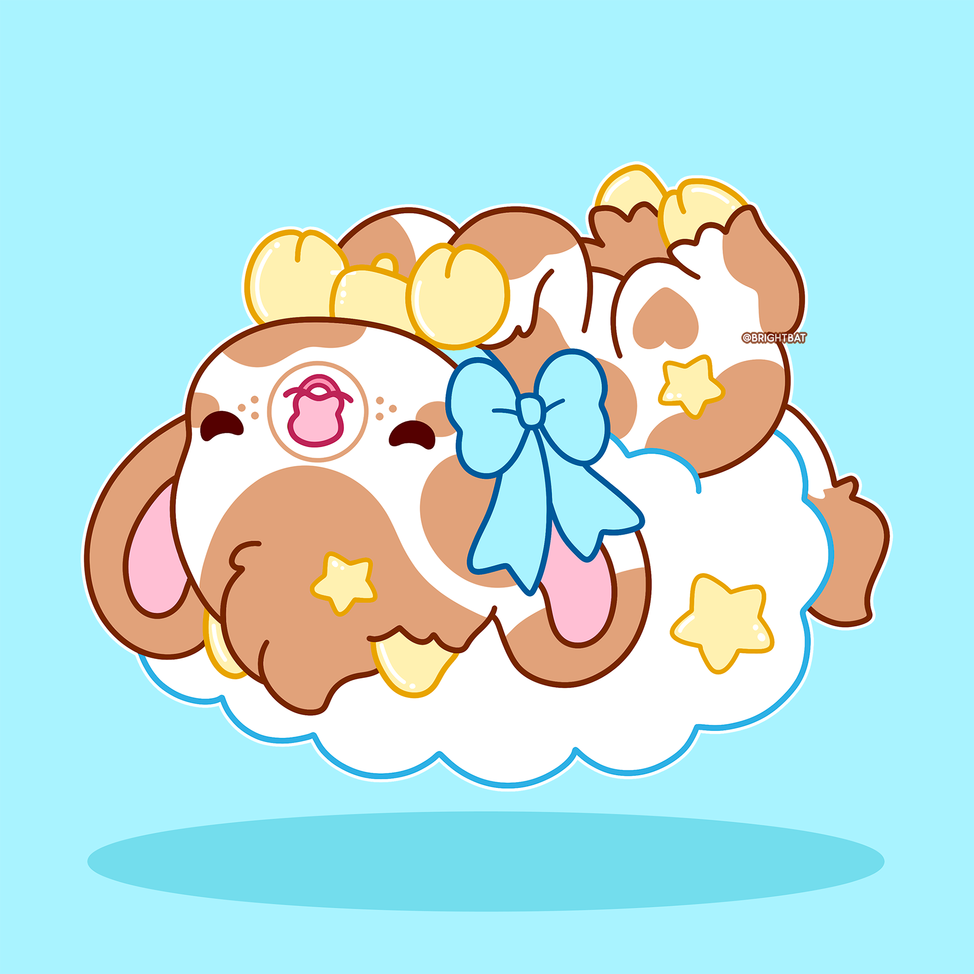 Molasses the Sleepy Cow