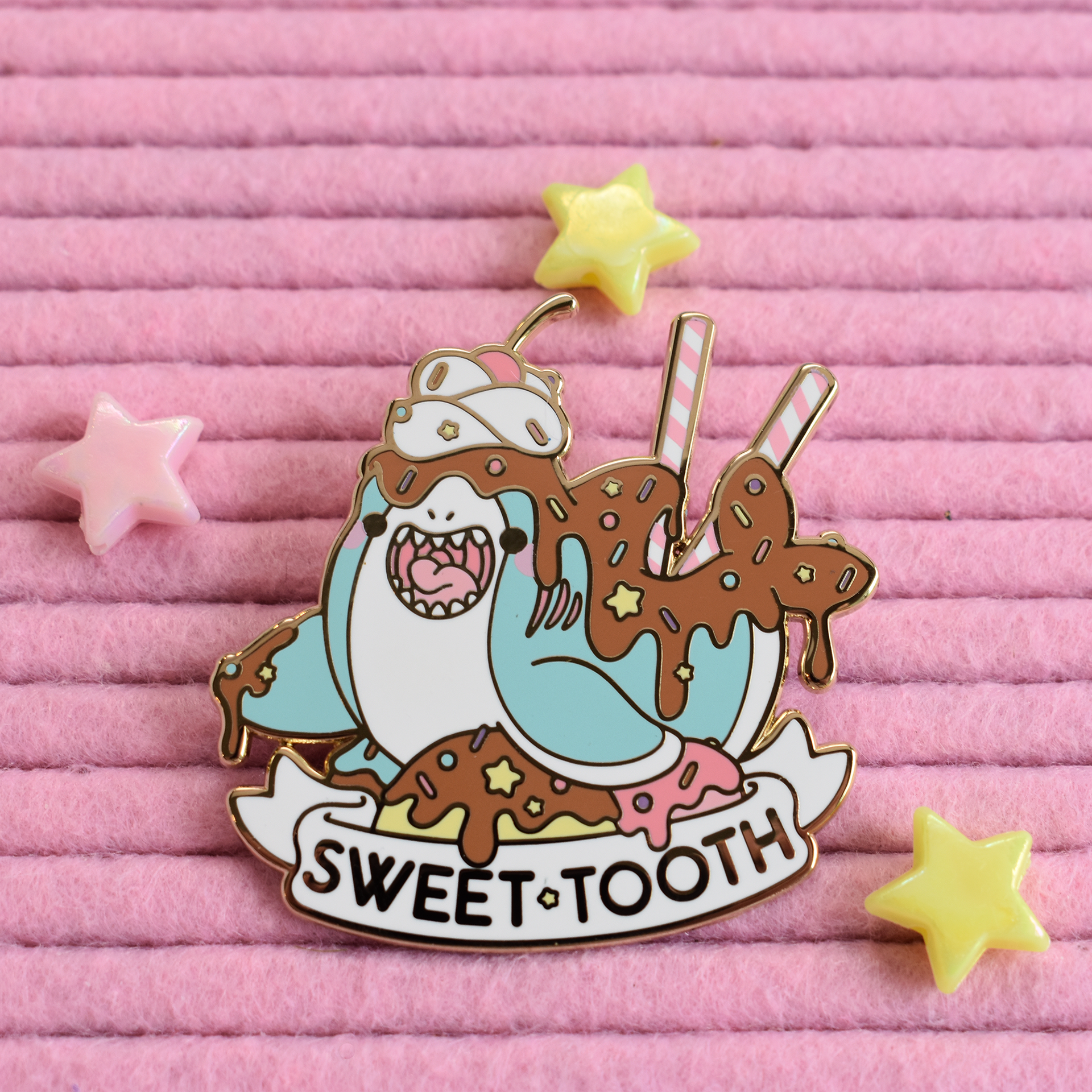 Sweet Tooth Shark Pin