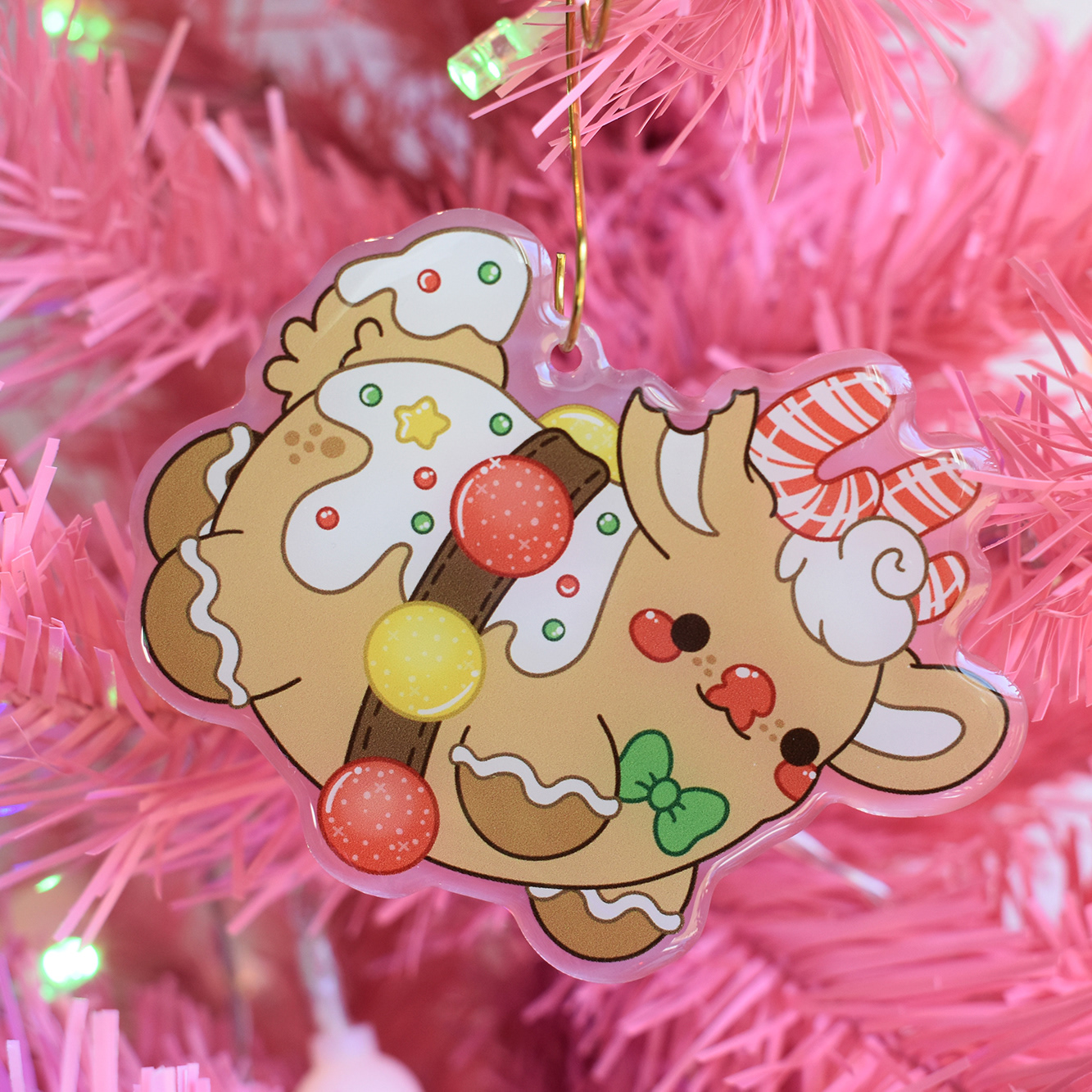 Gingerbread Rudolph Ornament