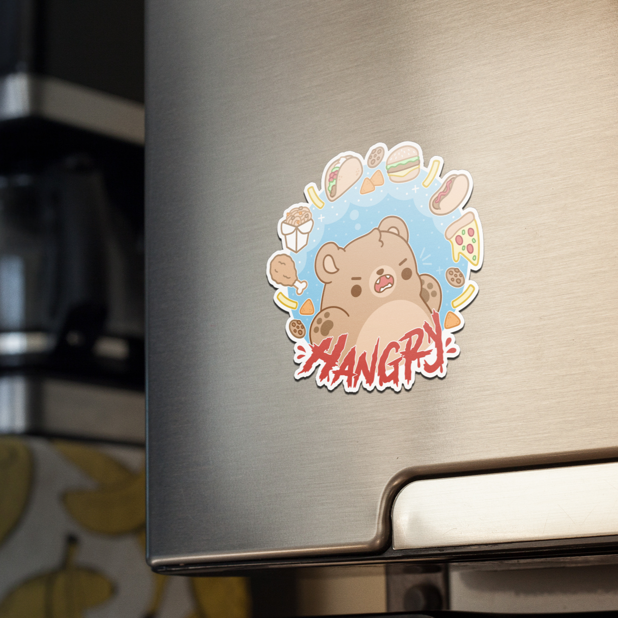 Hangry Bear Magnet