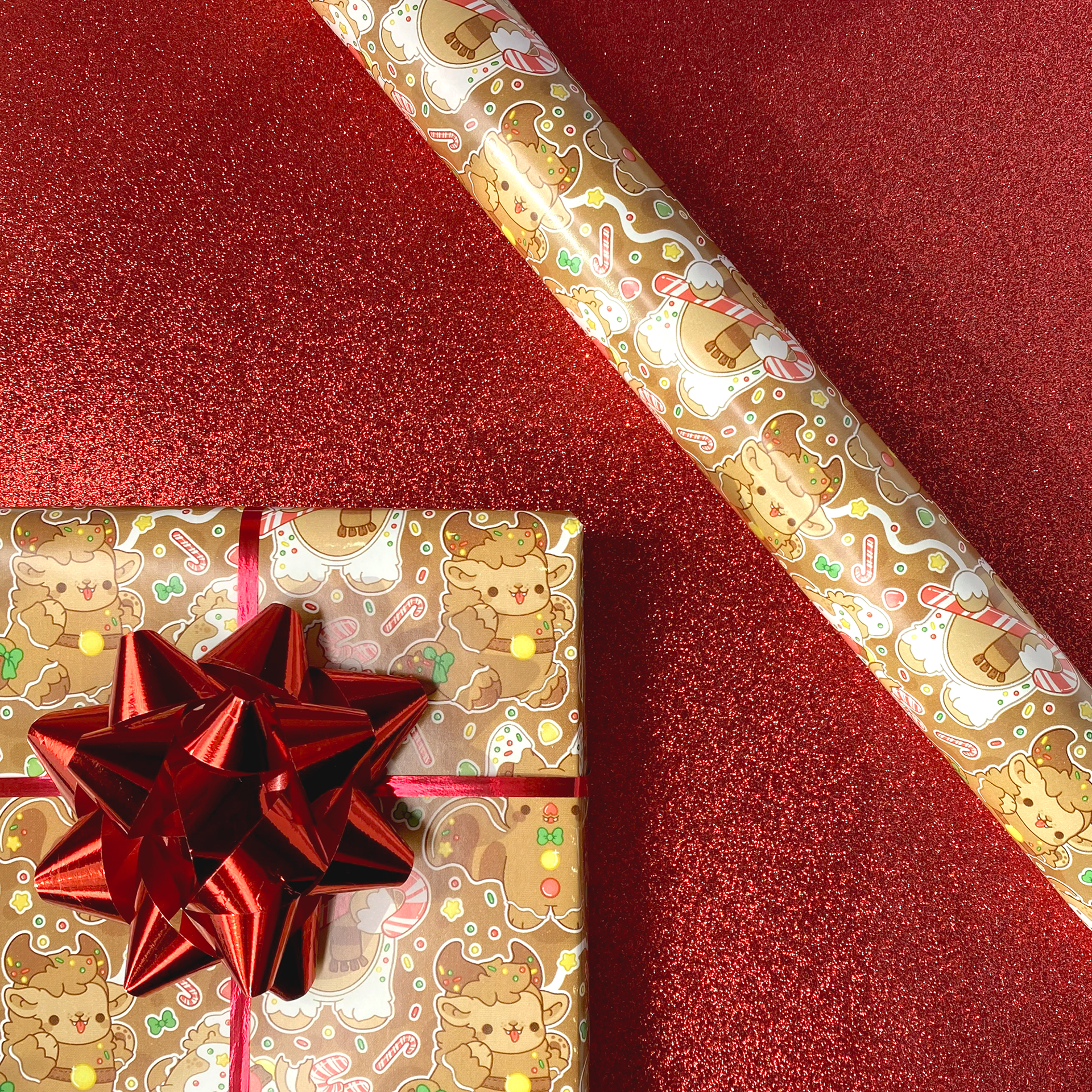 Gingerbread Wrapping Paper