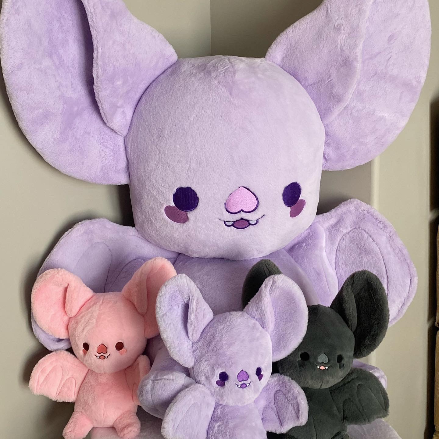 Jumbo Bright Bat Mascot Plush
