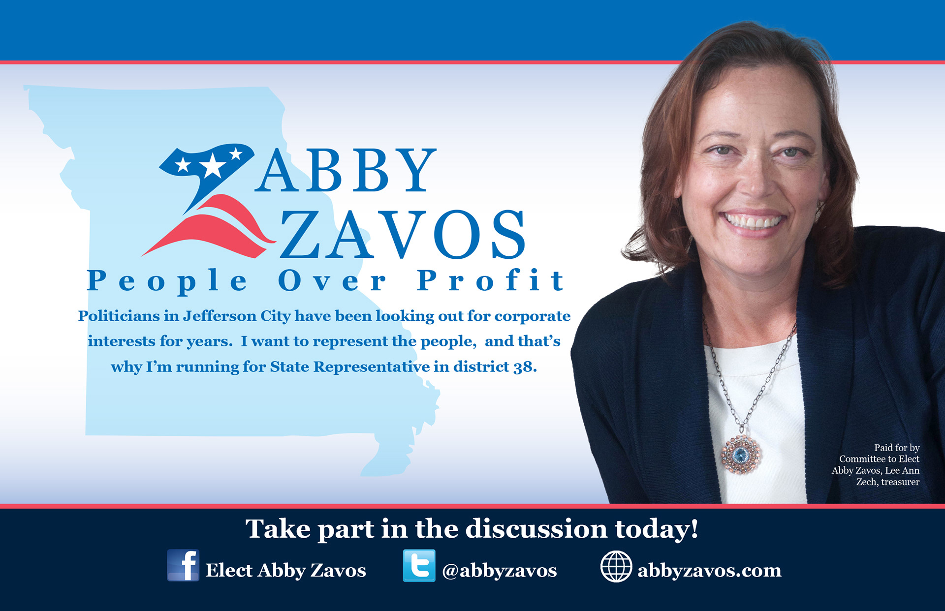 Printed handout-front