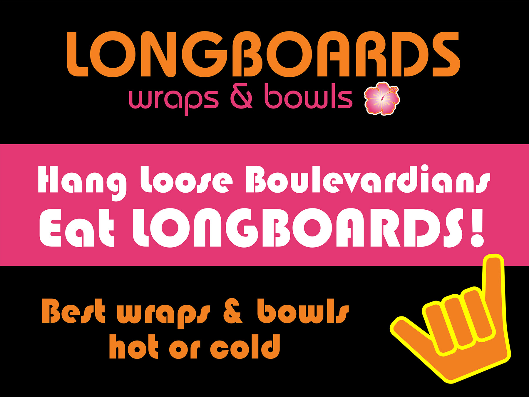 Digital sign for Boulivardia event