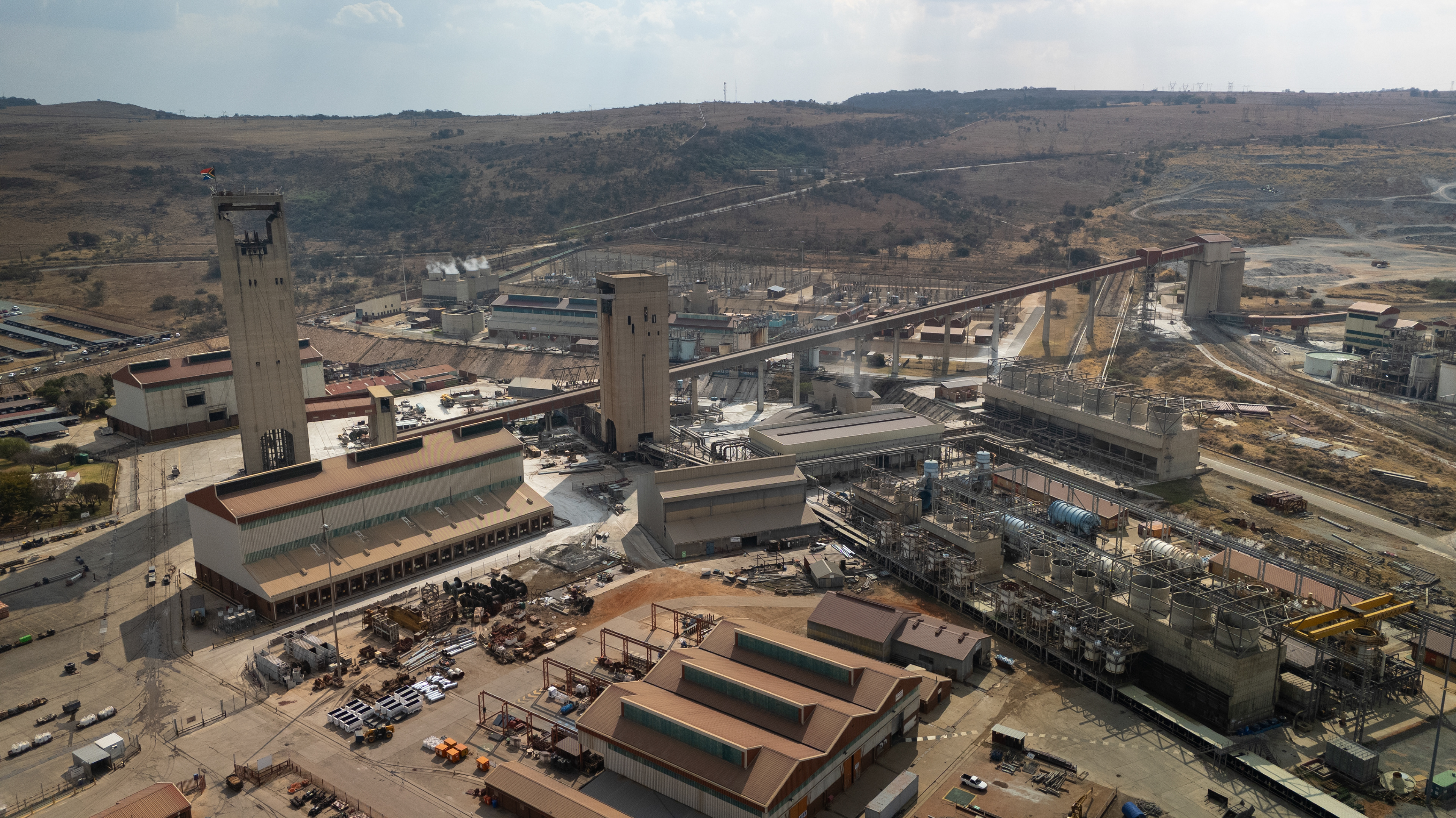 Mponeng gold mine in South Africa.