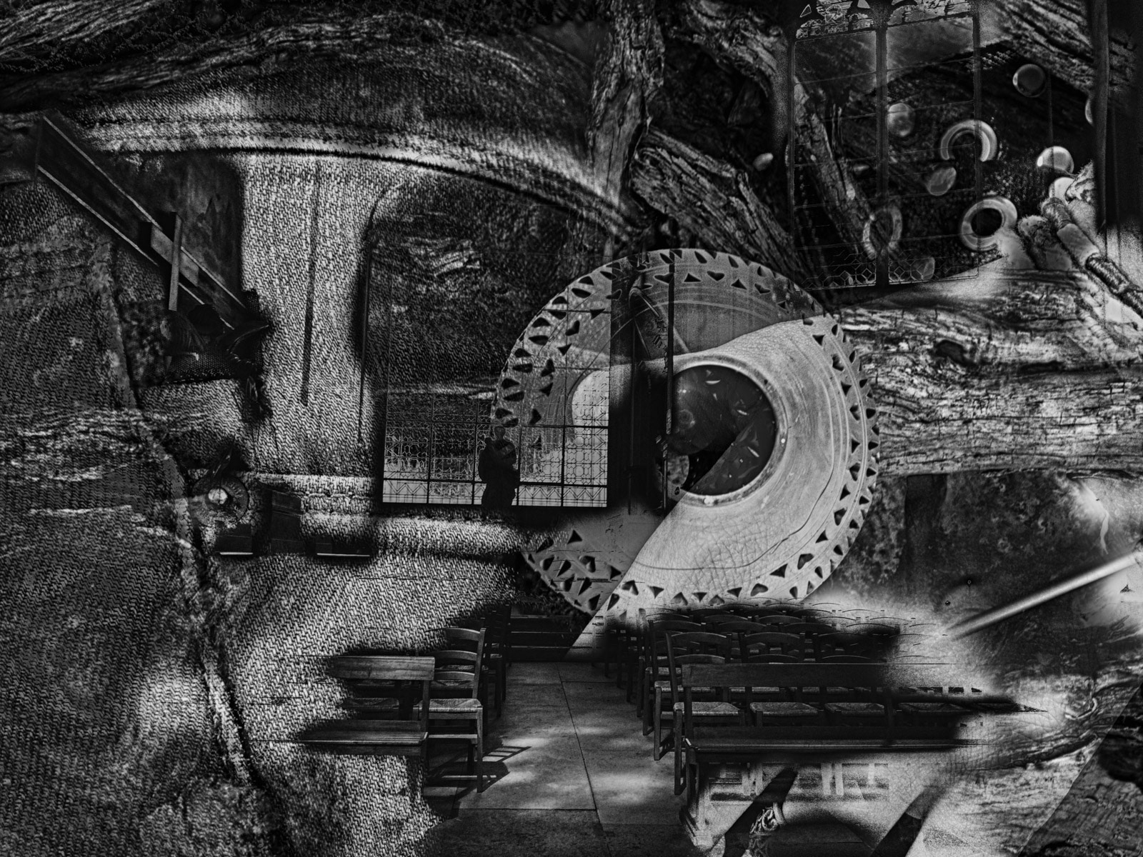 Memento Mori - Photographie Numérique Collage par détournement de logiciel - France - 2016