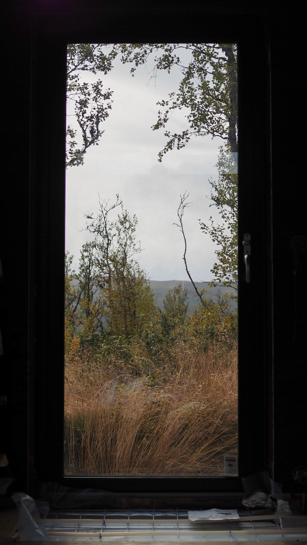 En høstdag rammet inn