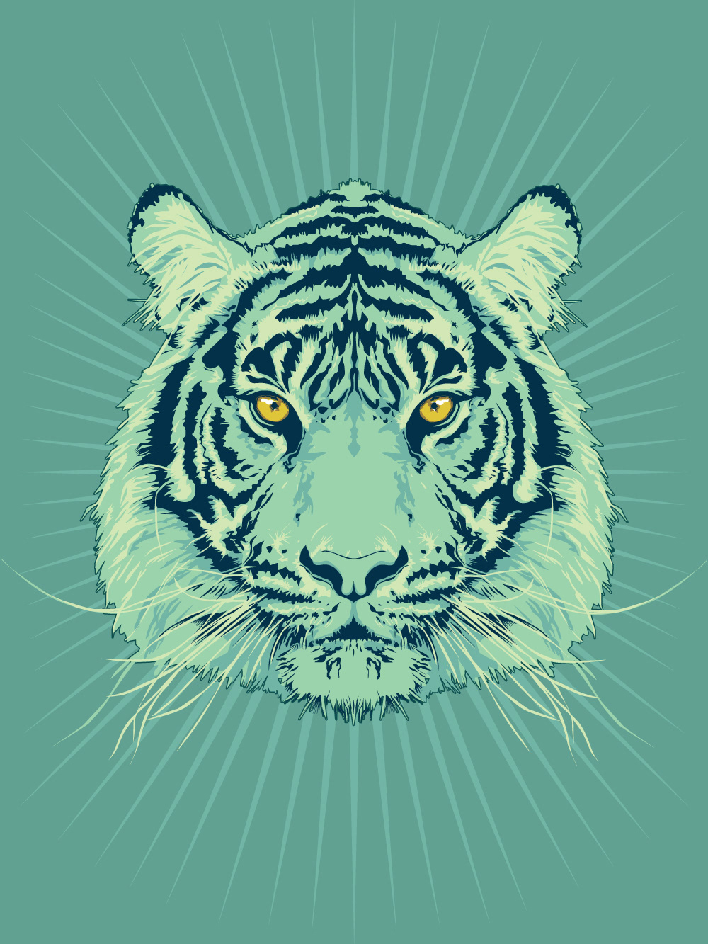 Behance тигр