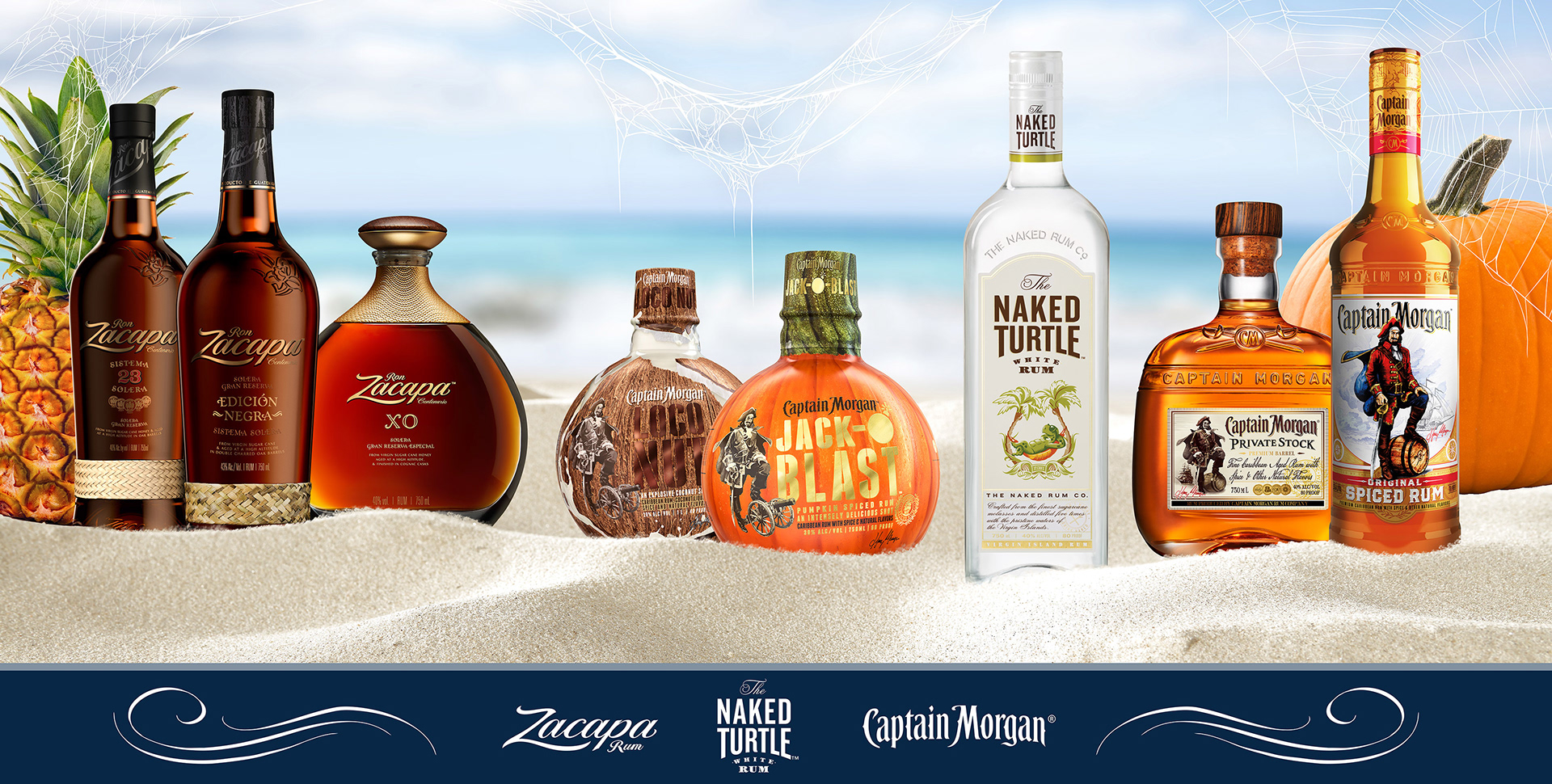 Bottle Shots Provided - Image Composite for Trade Show Signage