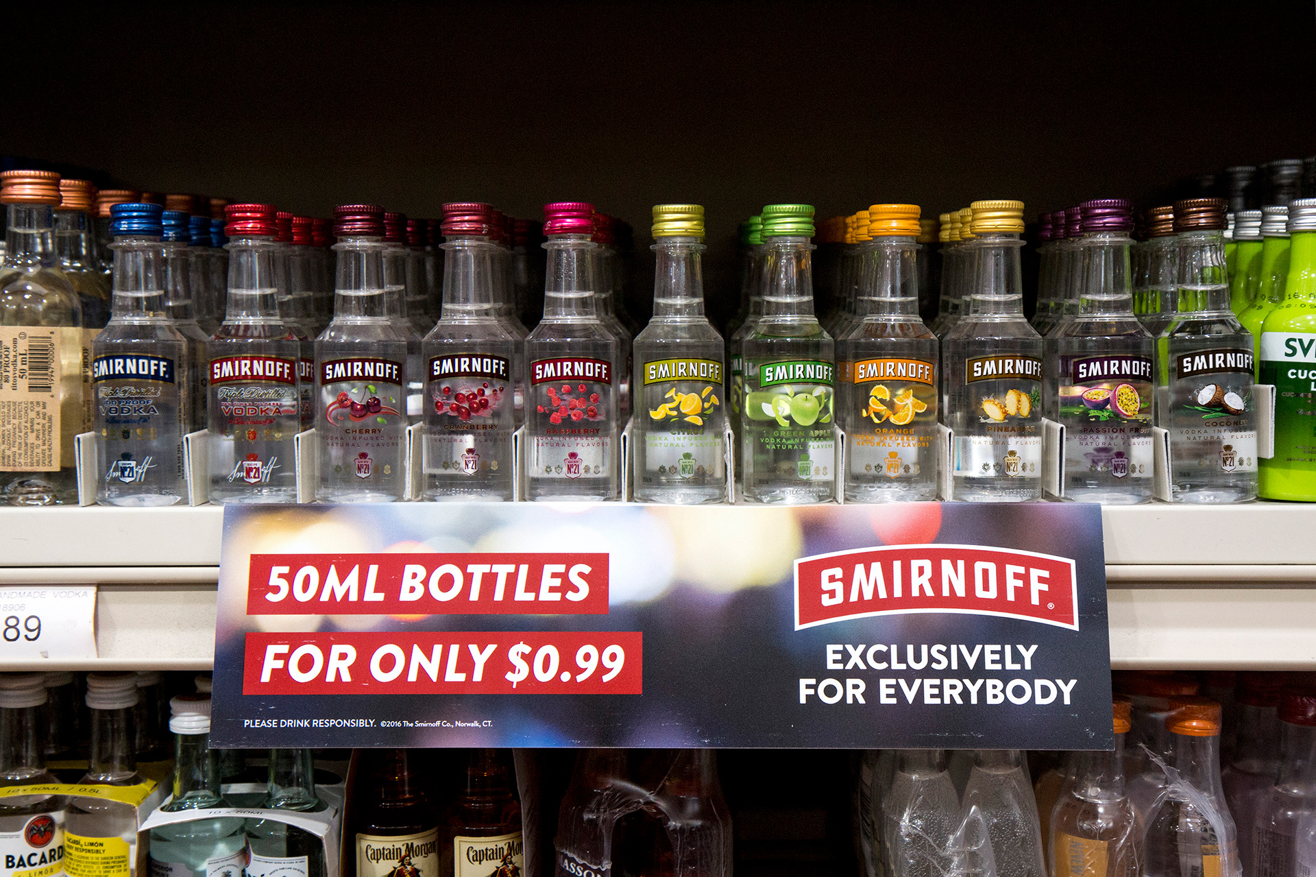 Retouched Photo for Smirnoff Catalog