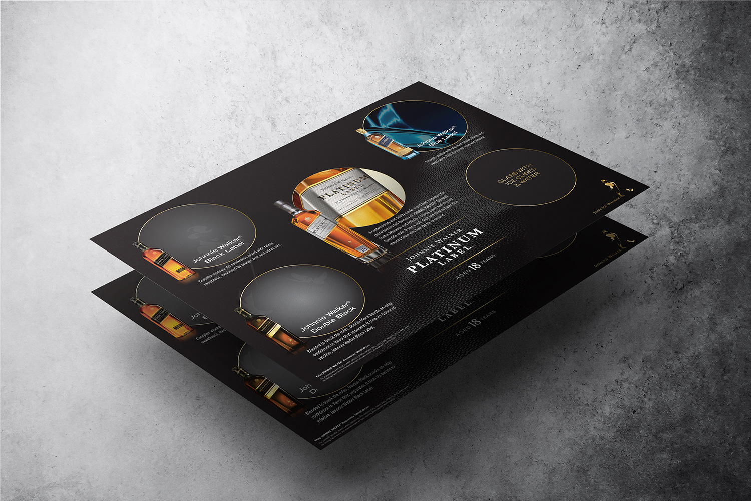 Johnnie Walker Tasting Menus