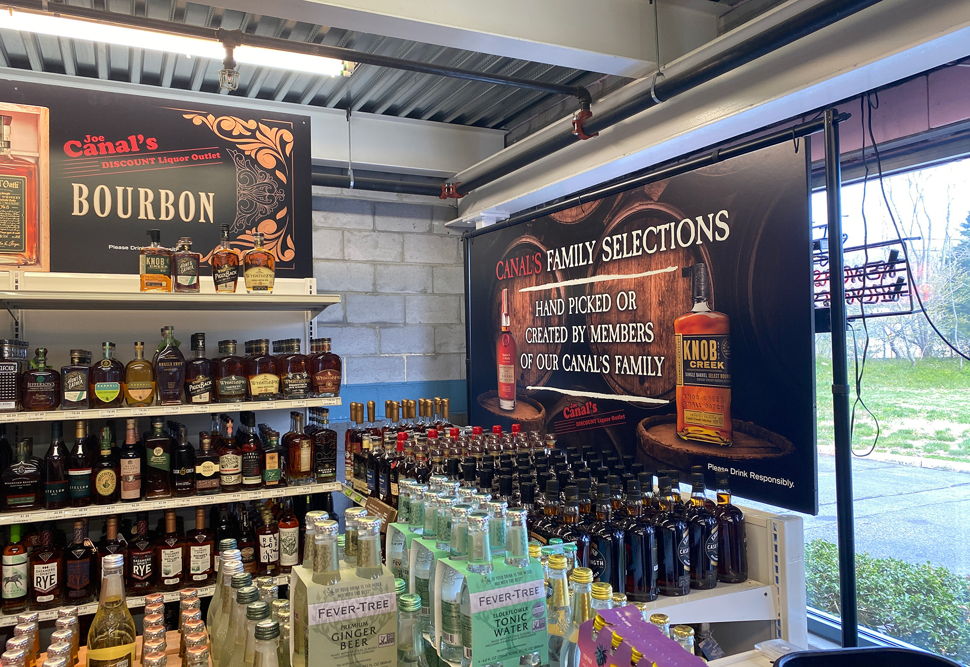 Custom Whiskey Area Signage