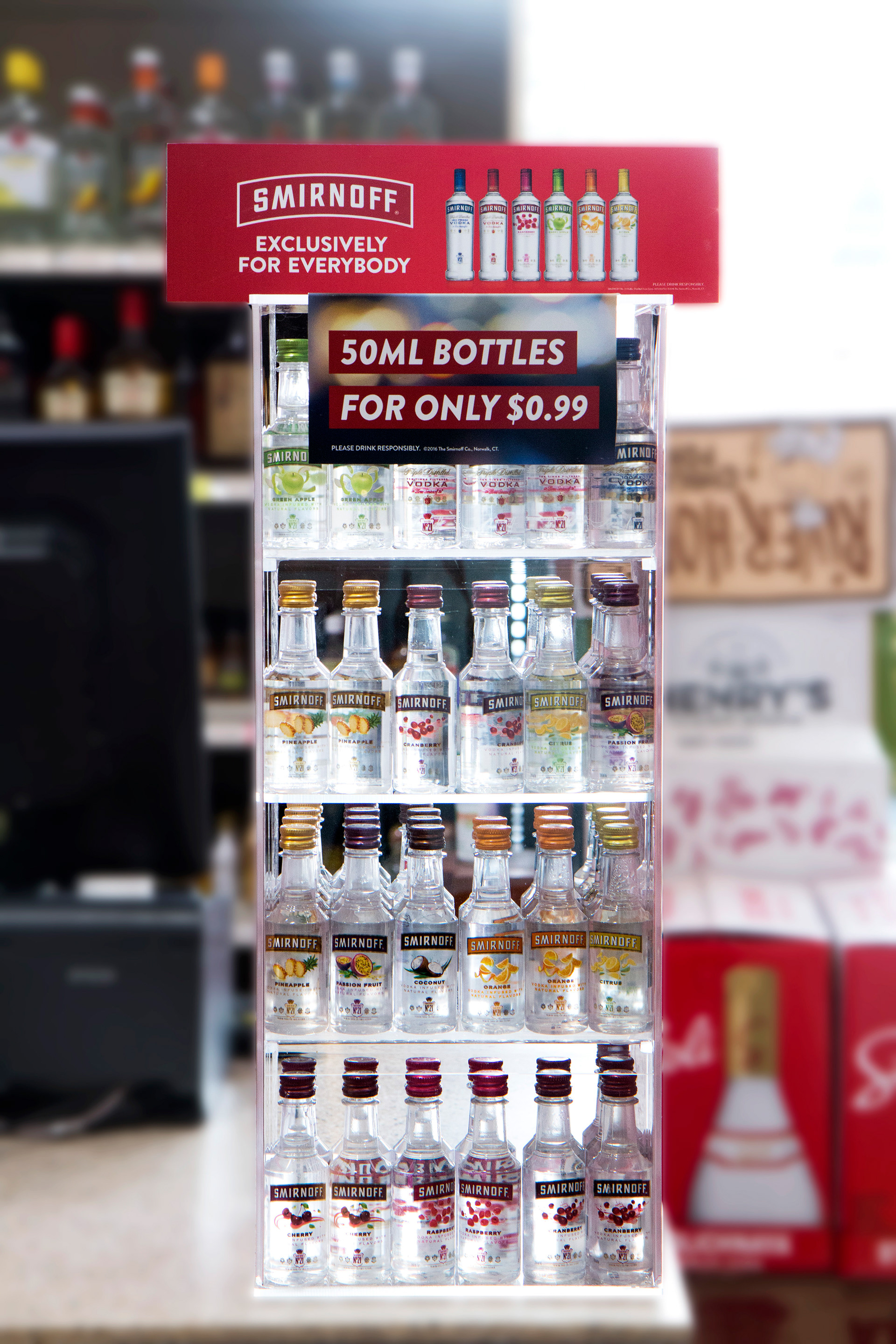 Retouched Photo for Smirnoff Catalog