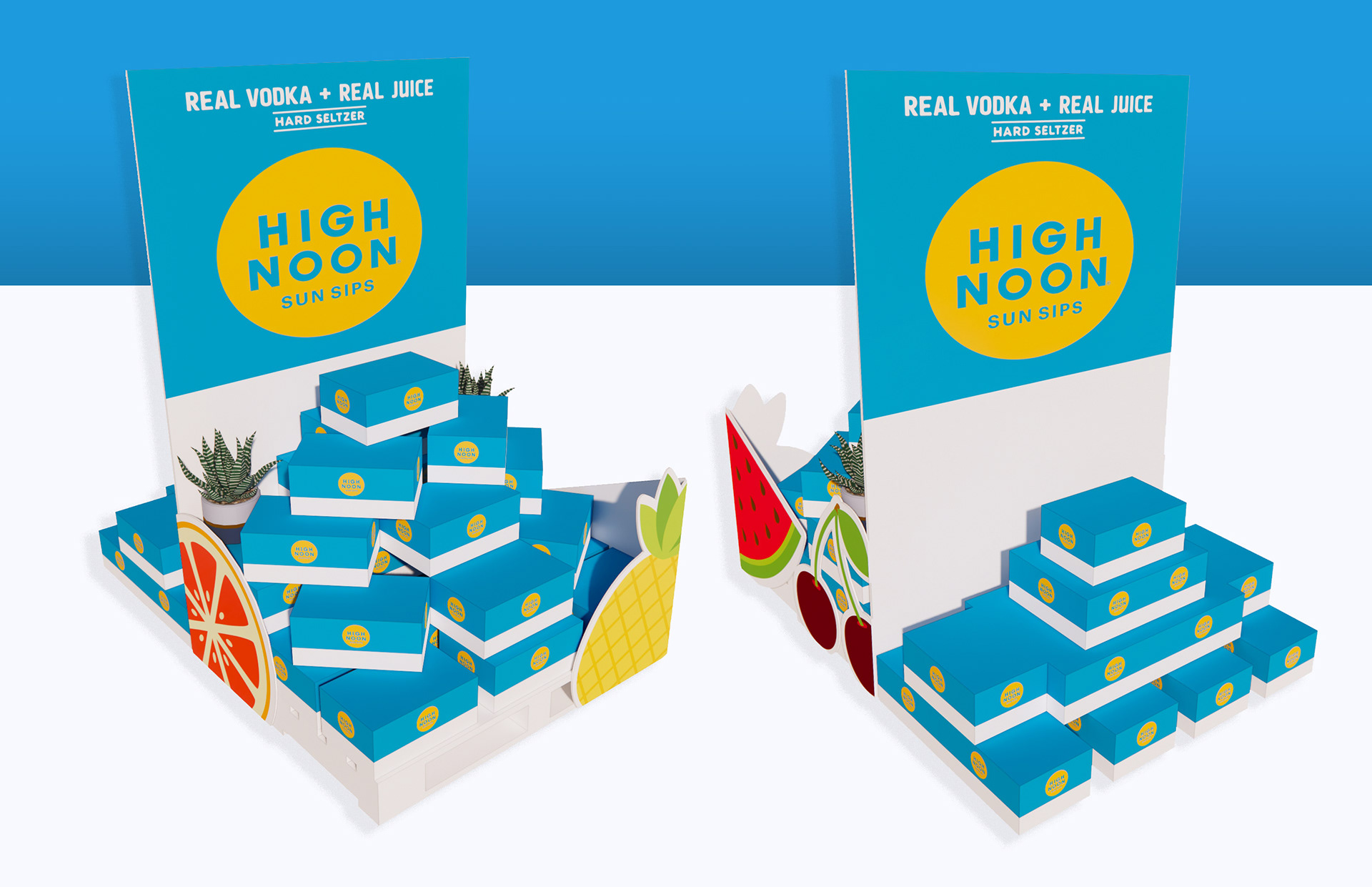 3D Mockup for Proposal - Also doubled as a planorgram for merchandisers