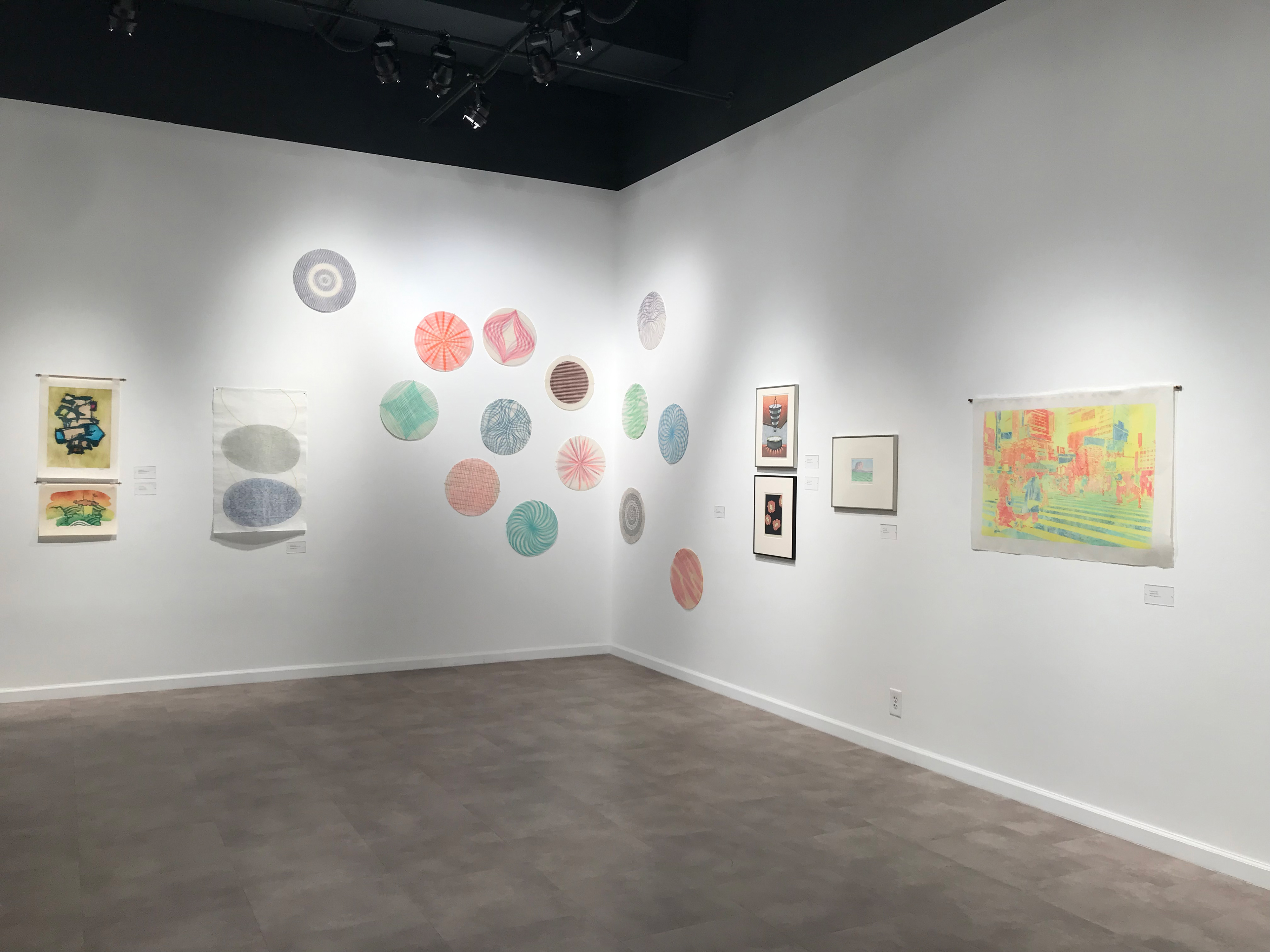 Wood Paper Ink, Richard F Brush Gallery, Installation View