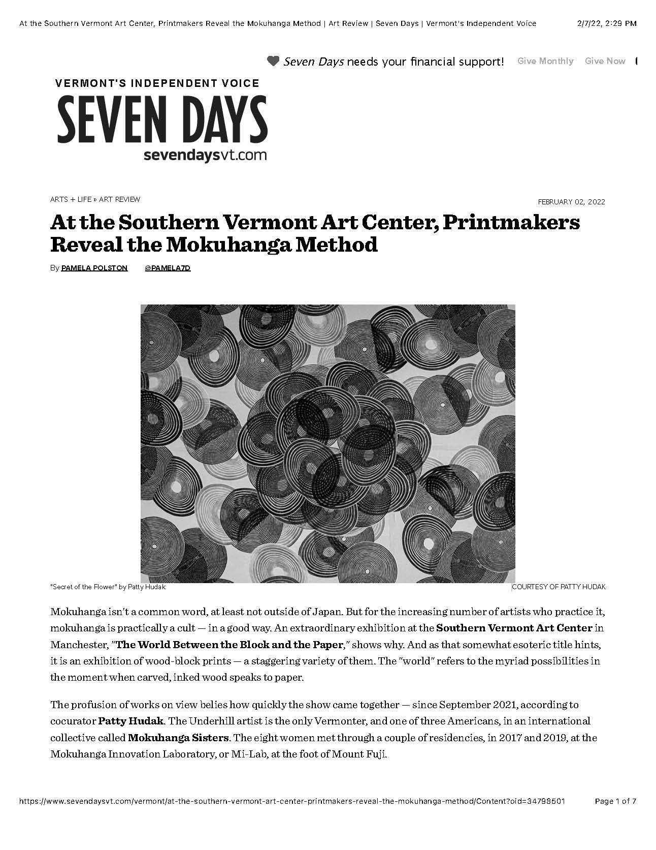 Seven Days, Pamela Polston