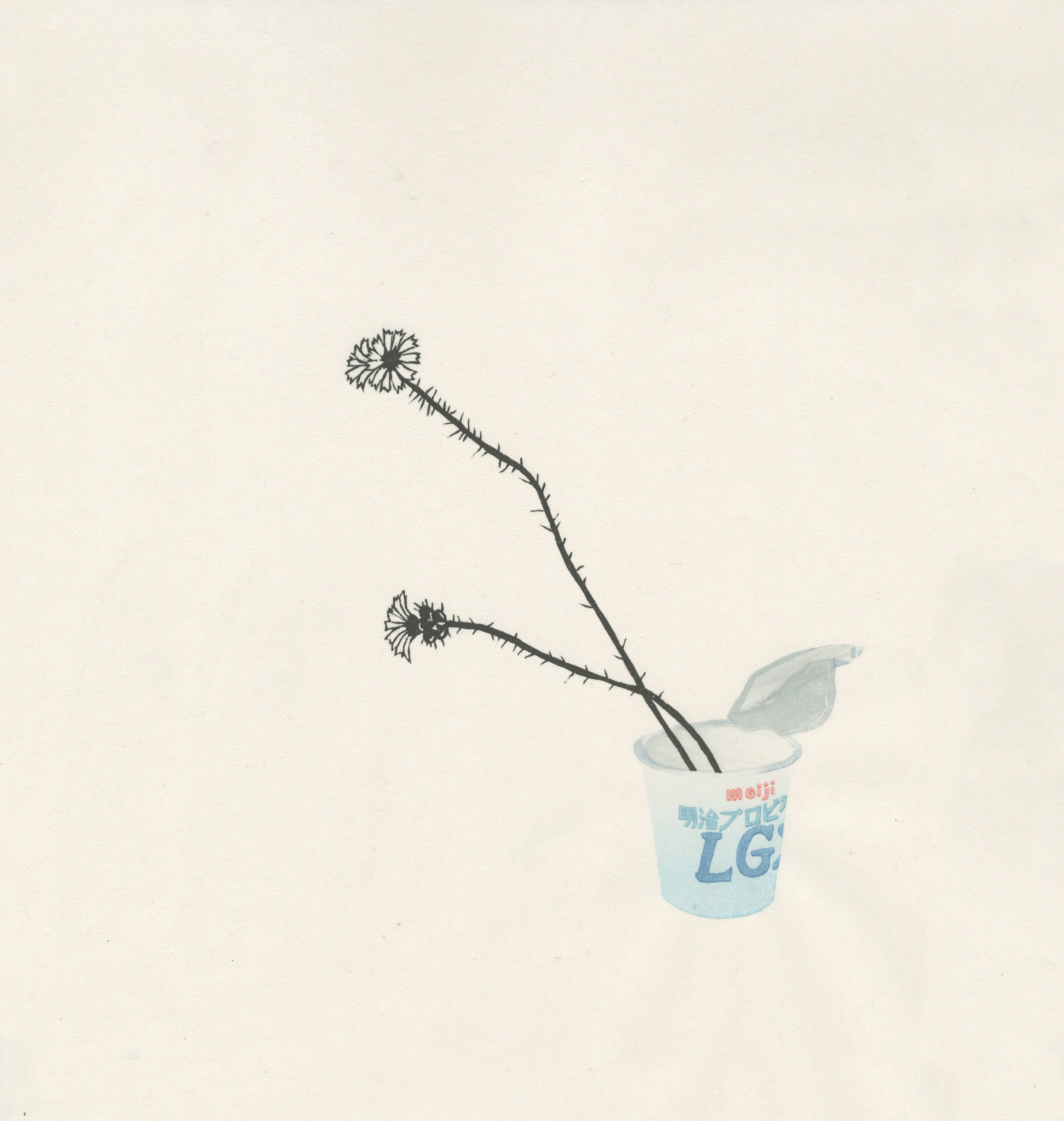 Yoonmi Nam, LG 21, 13" x 13.75", 2012, mokuhanga
