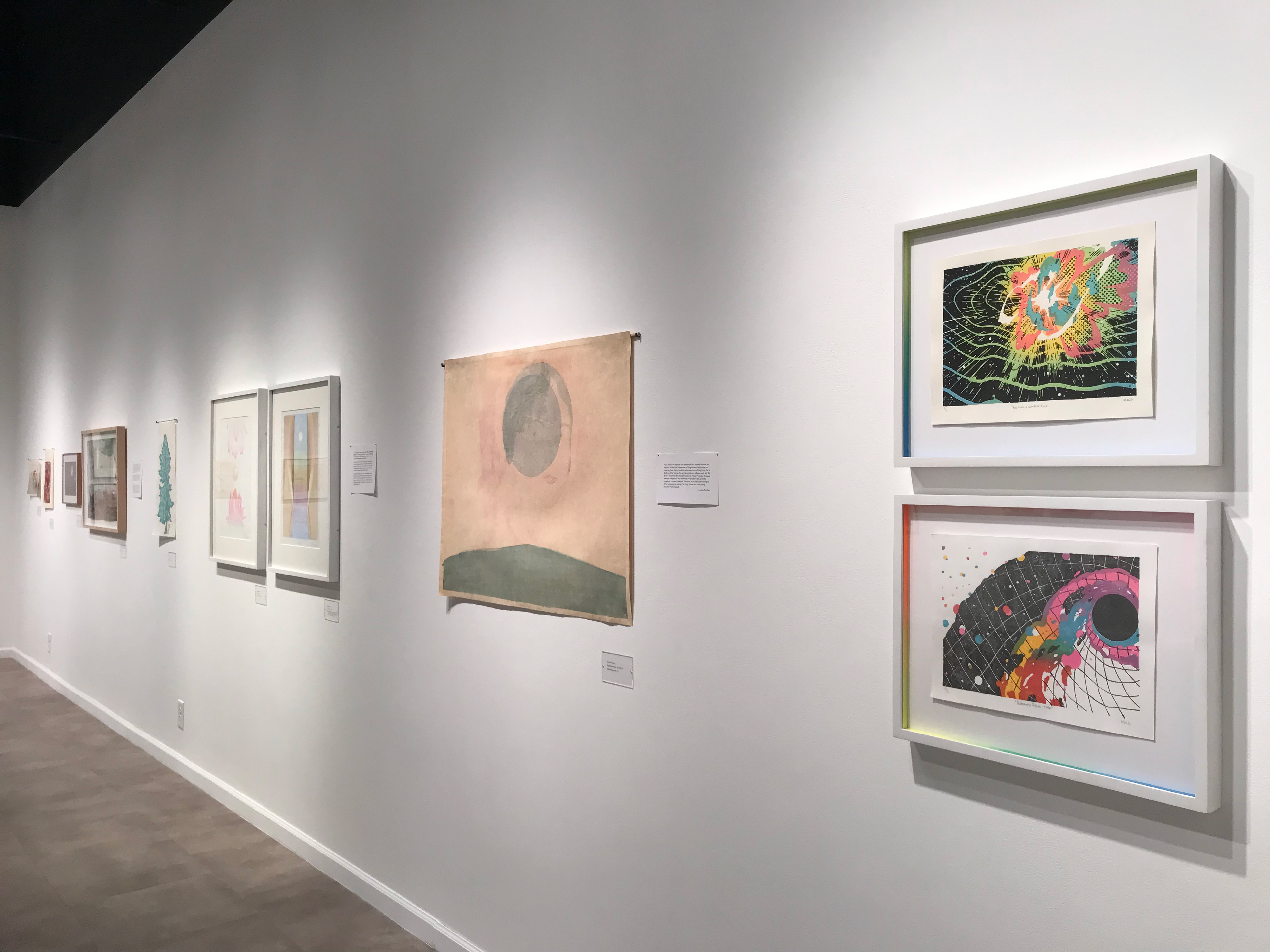 Wood Paper Ink, Richard F Brush Gallery, Installation View