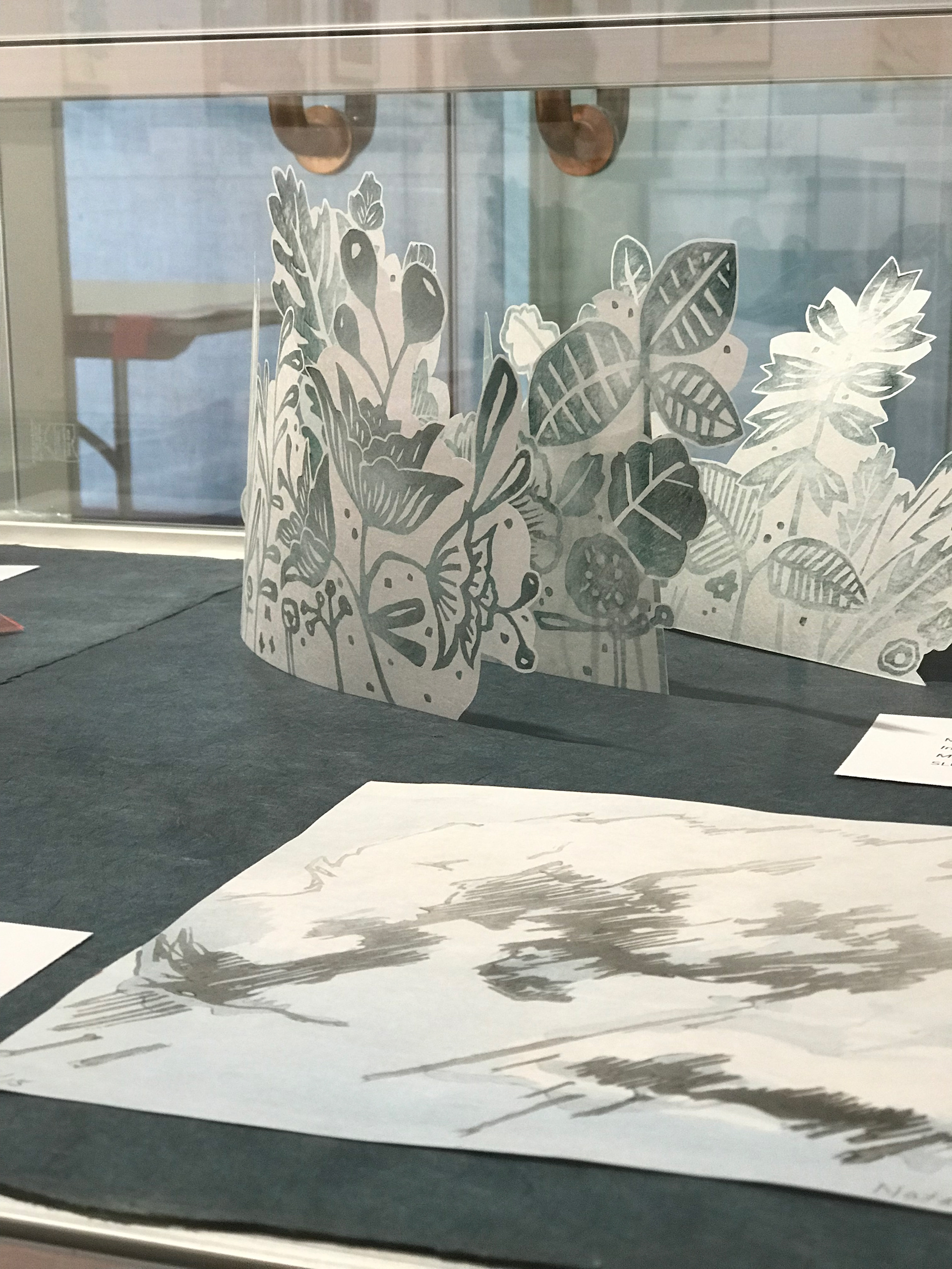 Mariko Jesse, Into the Garden, Blue Version