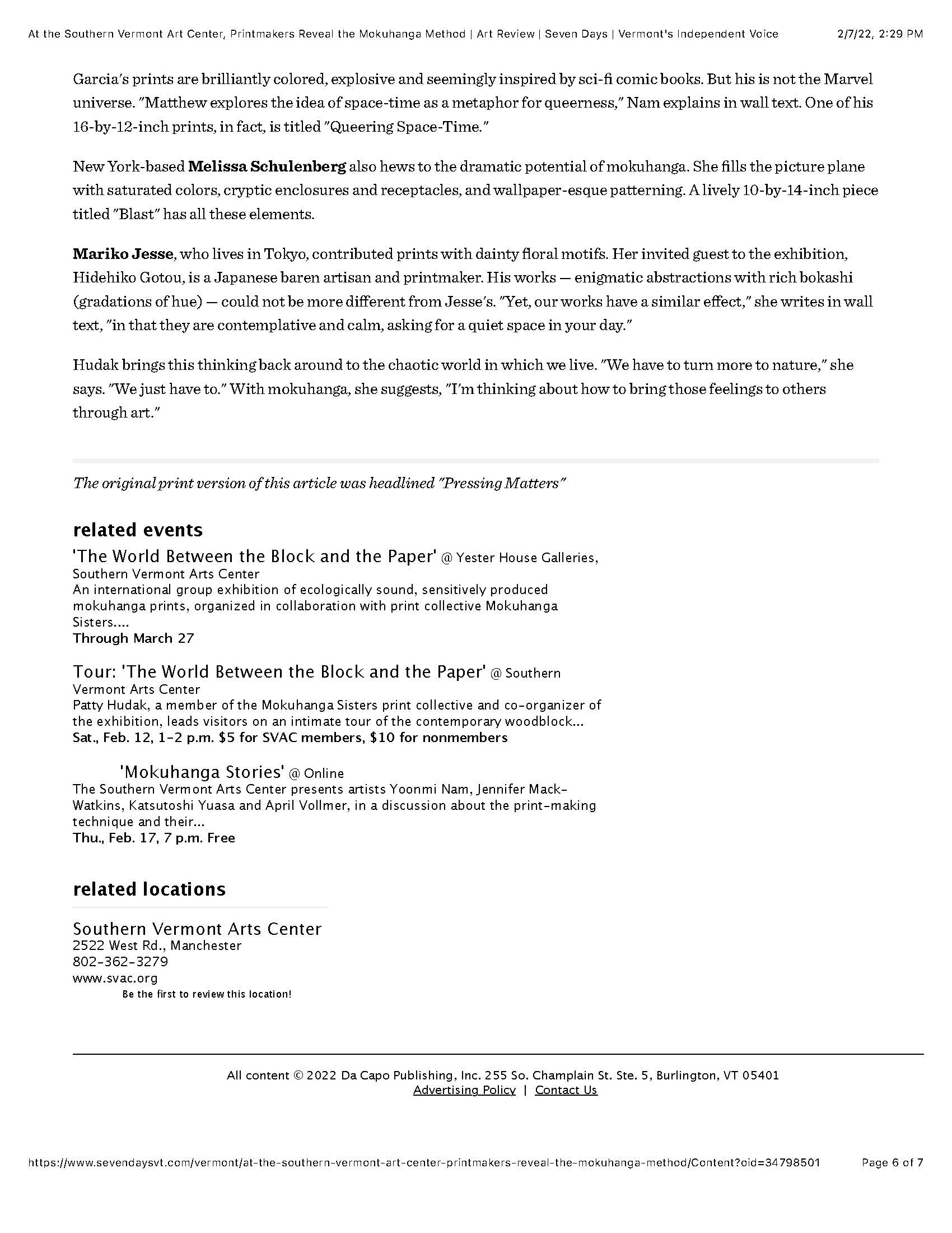 Seven Days, Pamela Polston