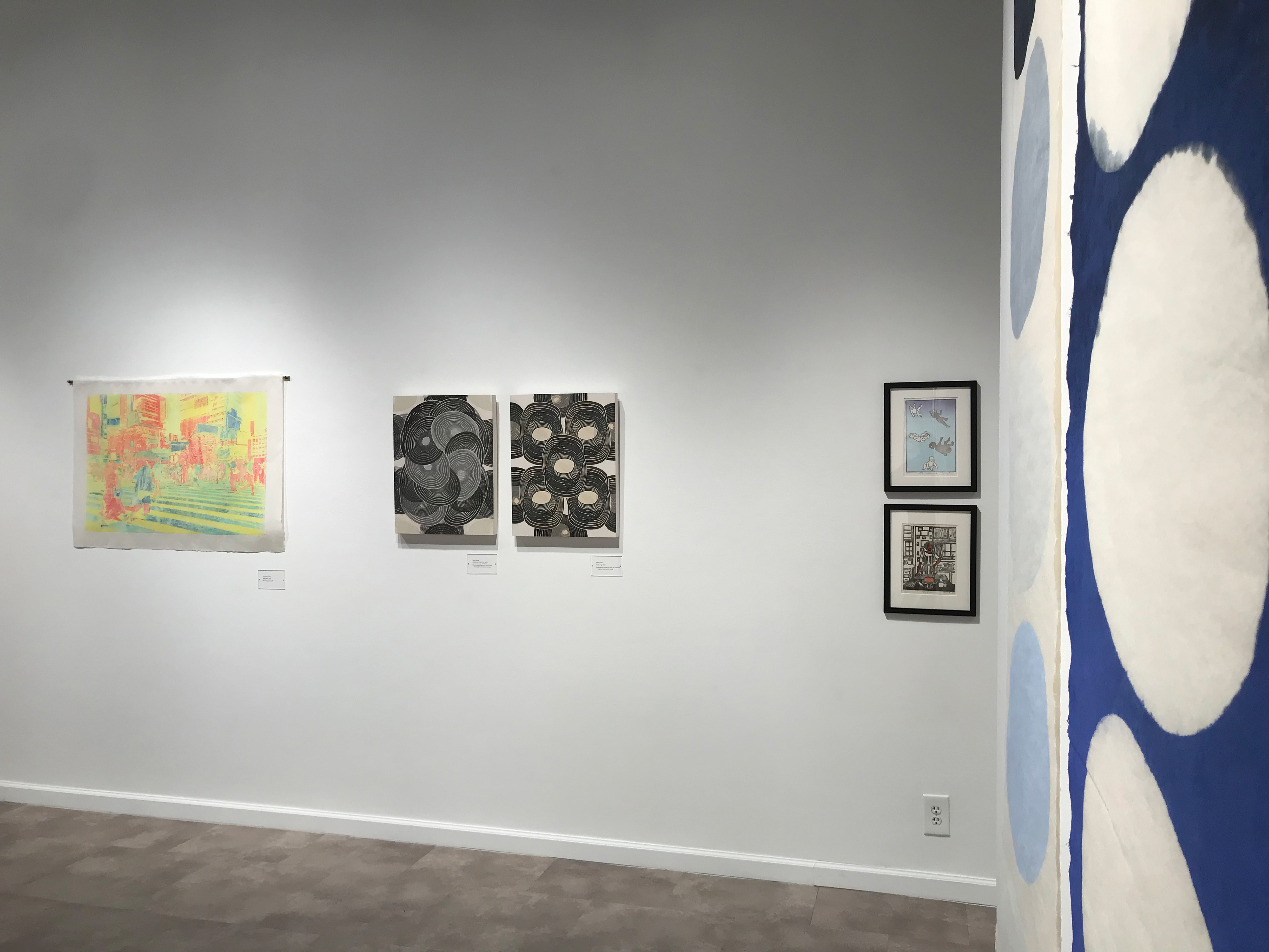 Wood Paper Ink, Richard F Brush Gallery, Installation View