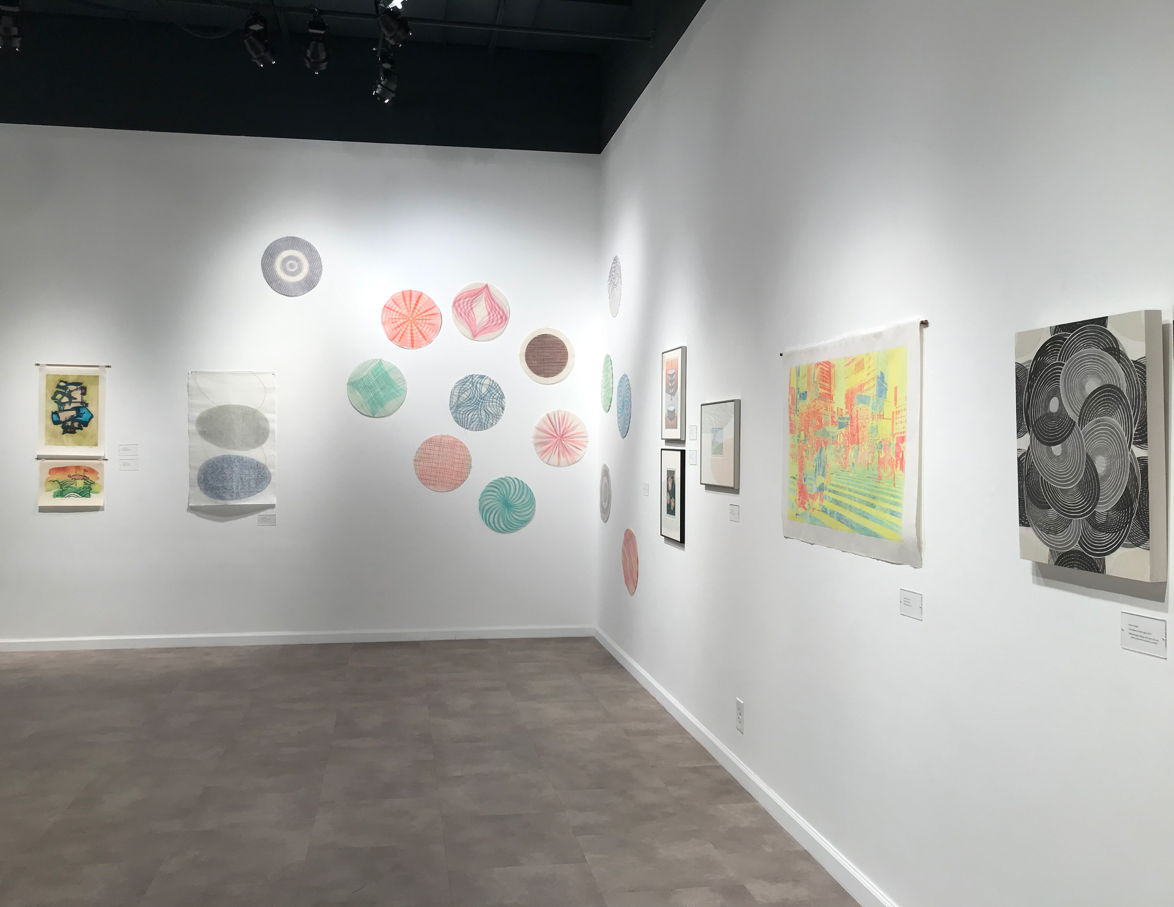 Wood Paper Ink, Richard F Brush Gallery, Installation View