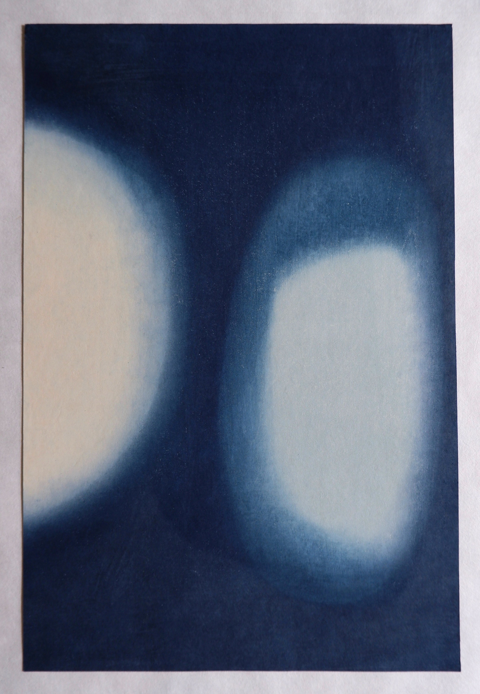 Lucy May Schofield, The Way You Look at Me, 2019, 17 x 13", mokuhanga