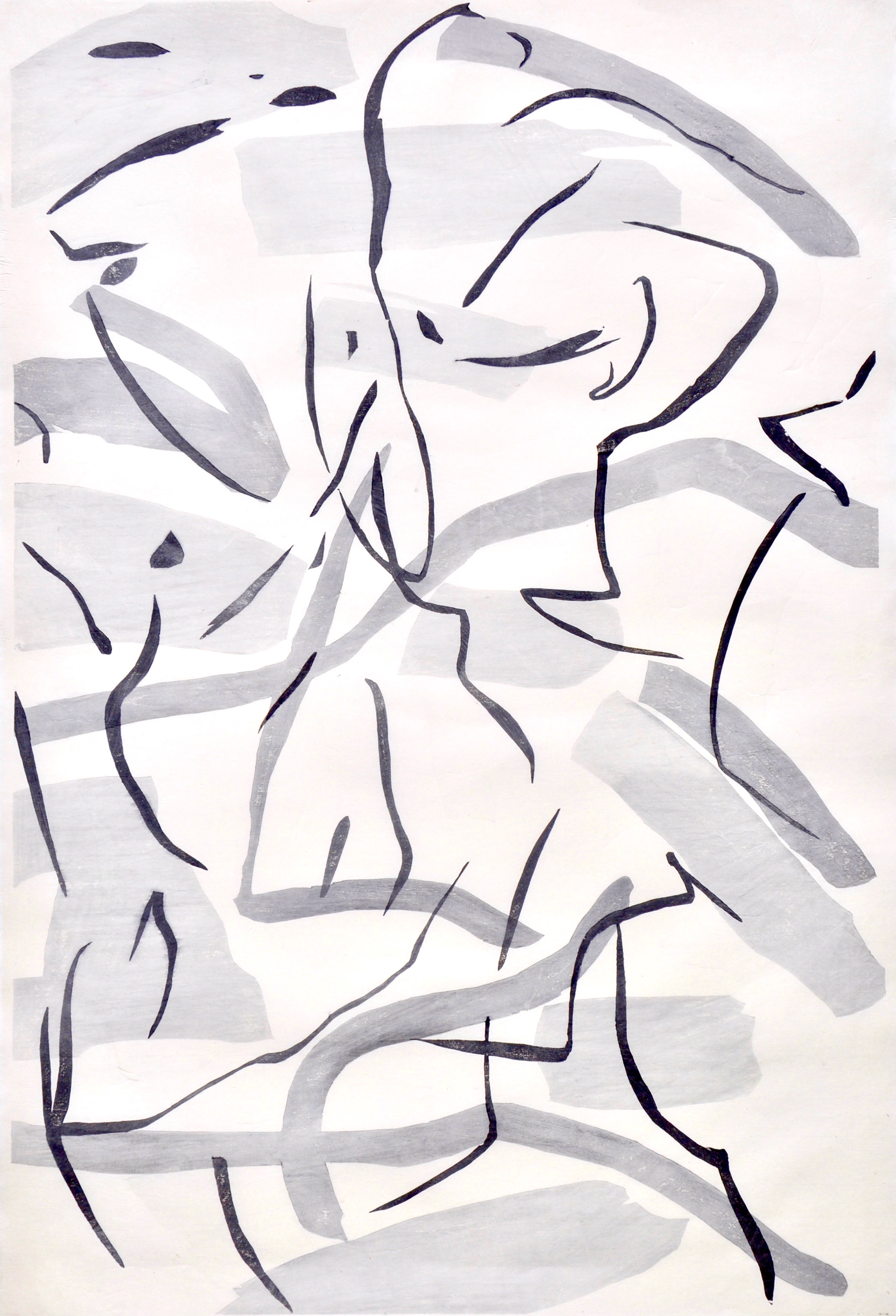 Mia O Line Landscape l 2021 25 x 36” mokuhanga