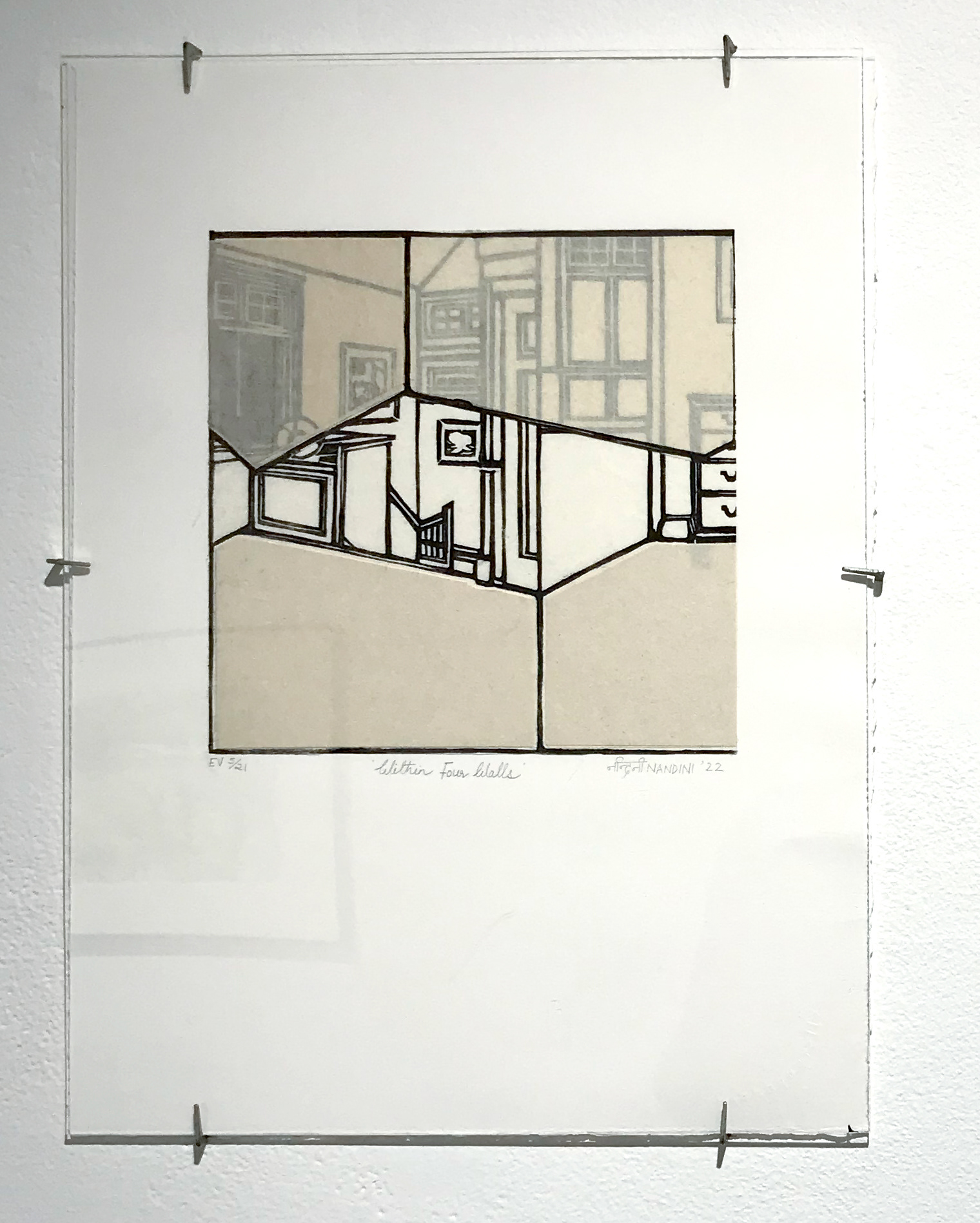Nandini Bagla Chirimar, Within Four Walls, 2022