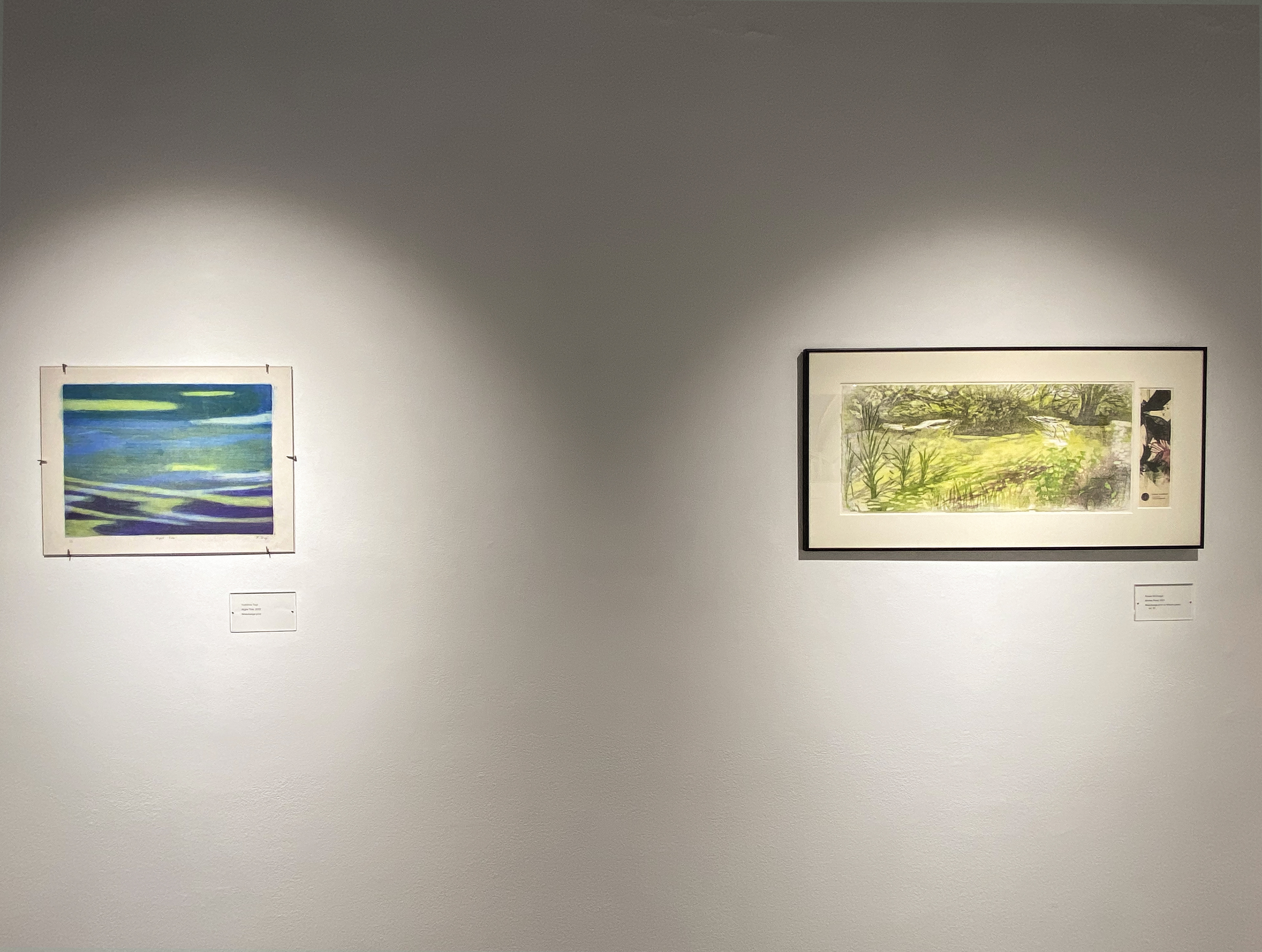 Yoshihiro Tsuji, Night Tide and Rowan Mconegal Birches pond
