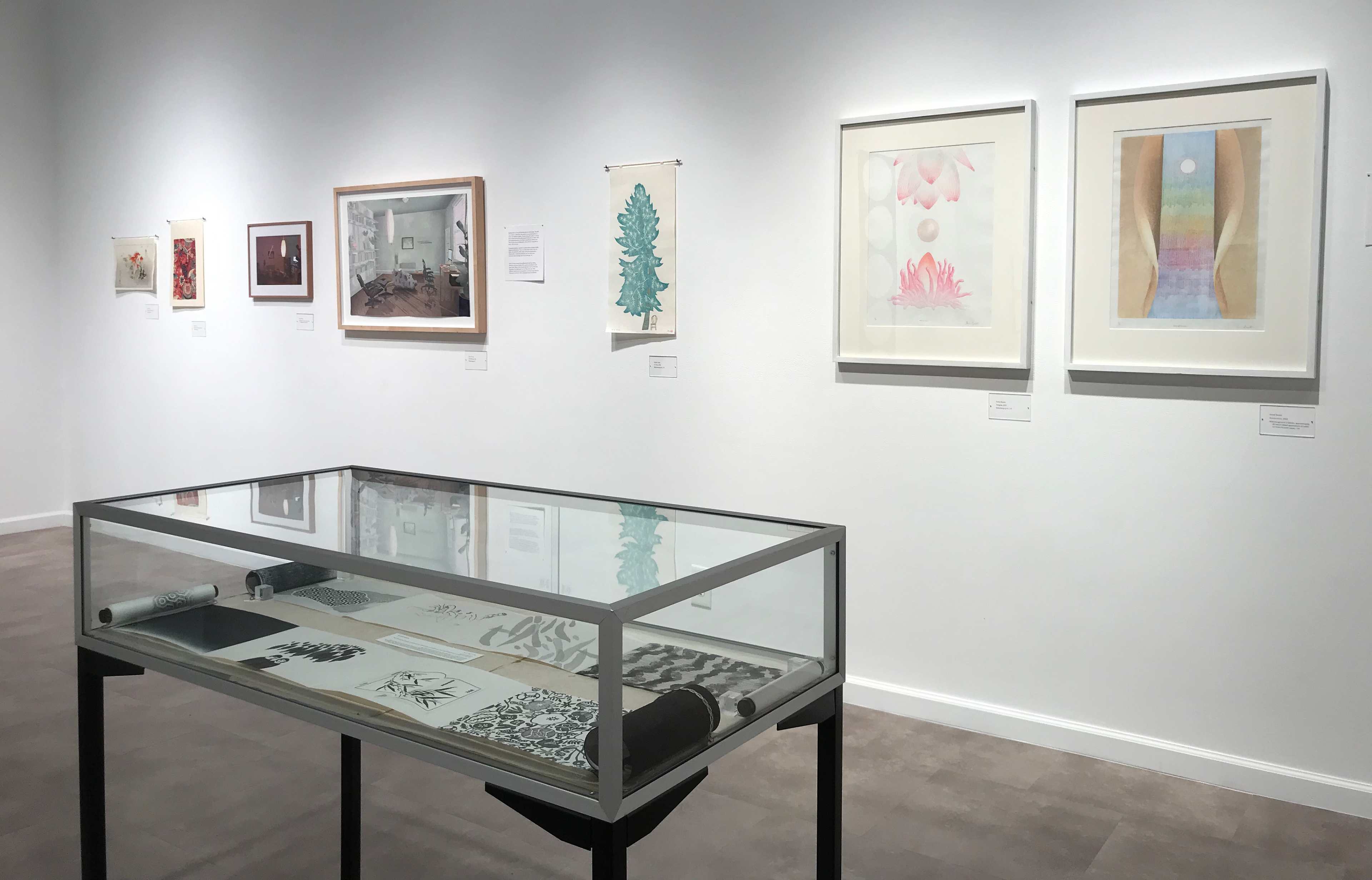 Wood Paper Ink, Richard F Brush Gallery, Installation View