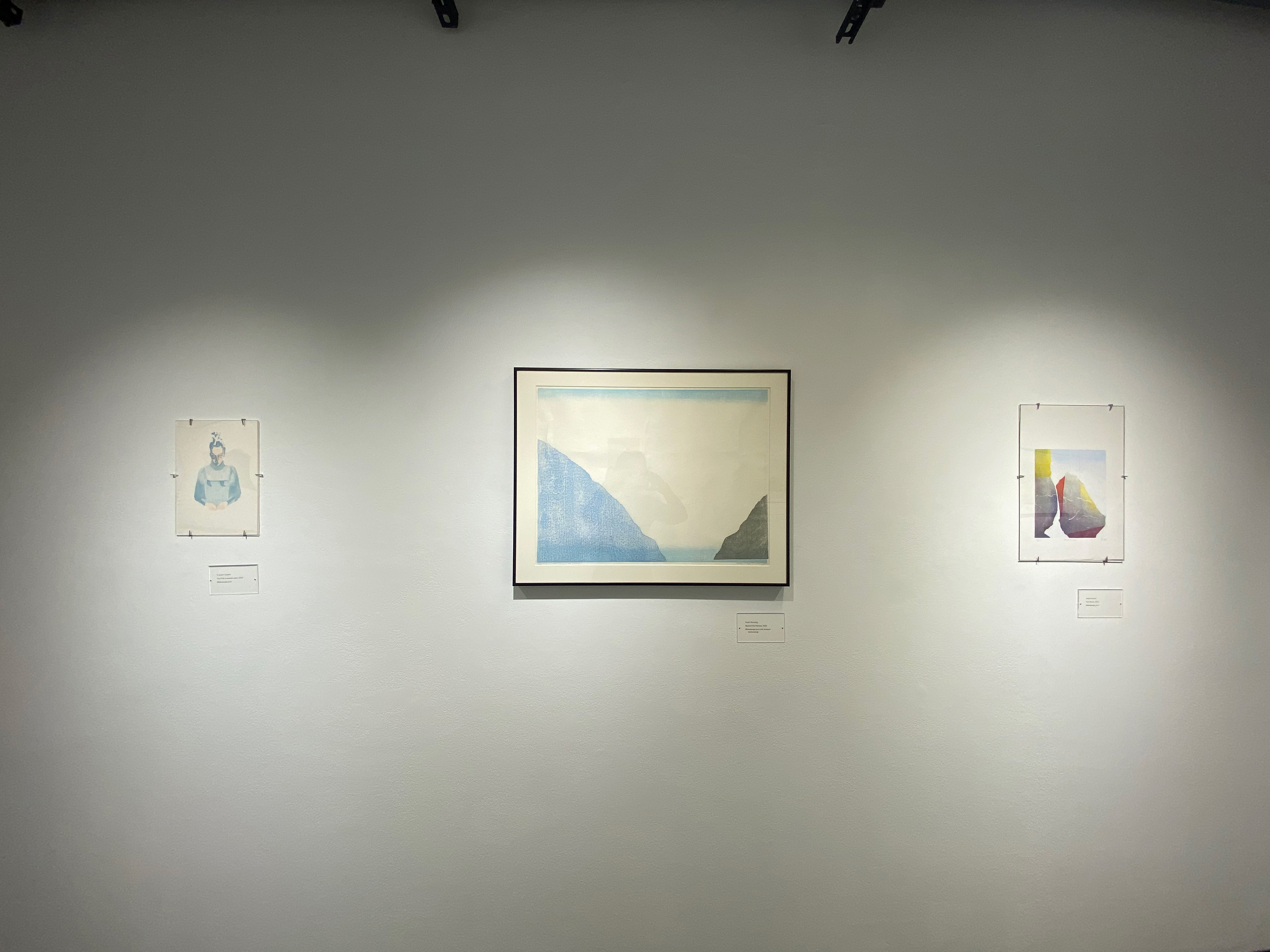 Soetkin Everaert, You'll be a woman soon; Karen Maurstig, Beyond the horizon; and Jolanta Ewart, Two Rocks