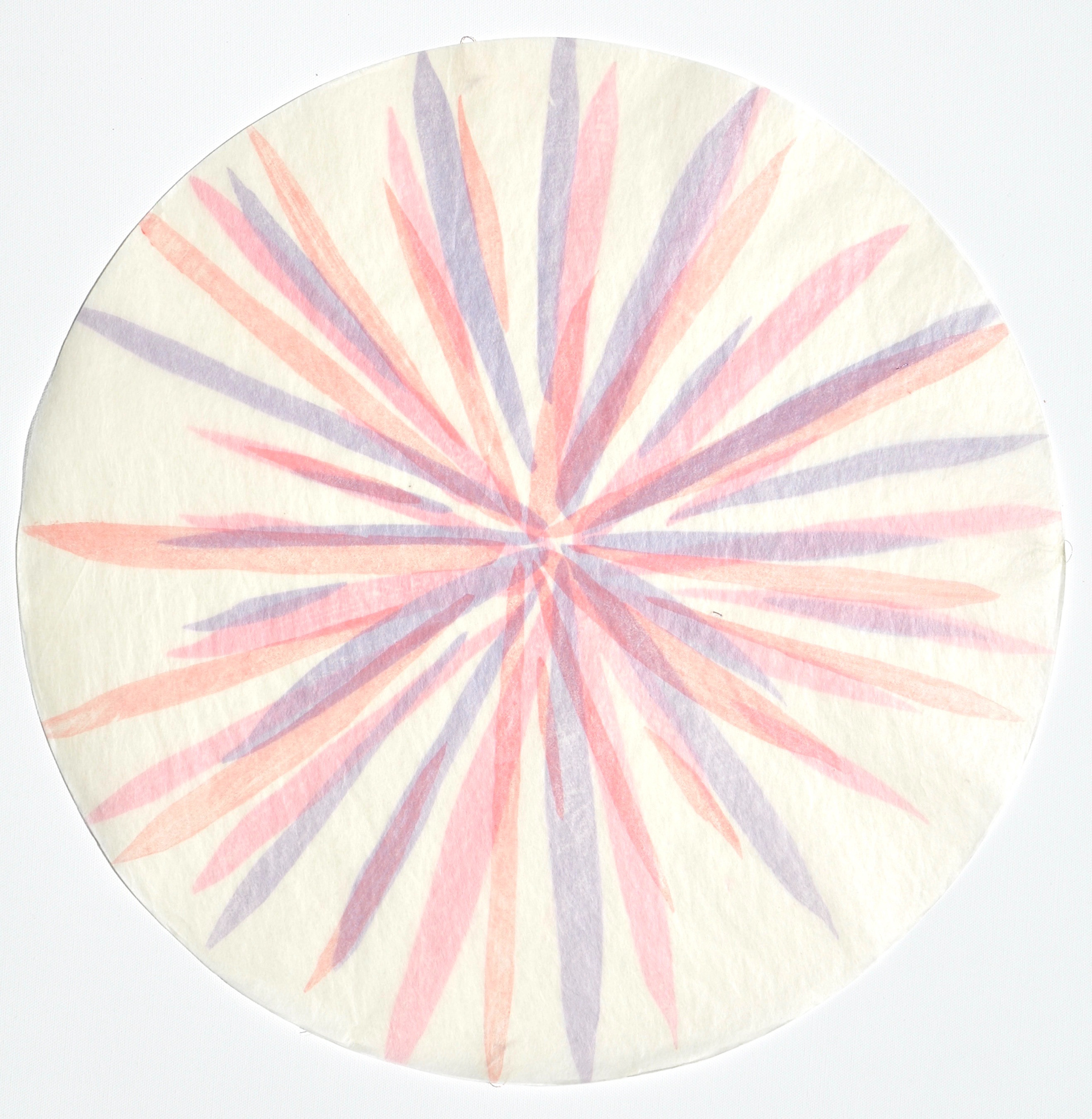 Mia O Untitled 5 2018 17.3 x 17.3” mokuhanga